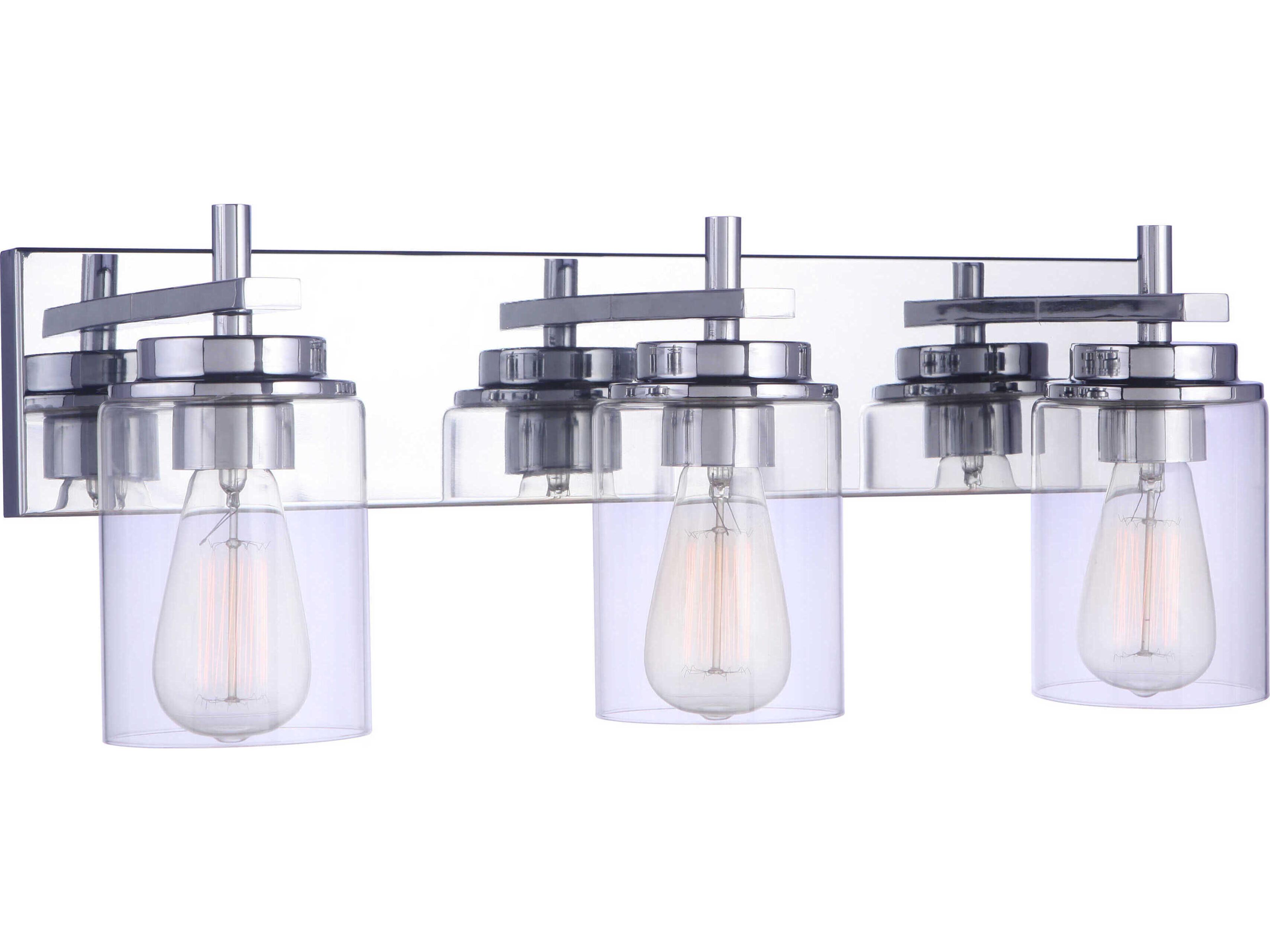 Reeves 3-Light Chrome Vanity Light