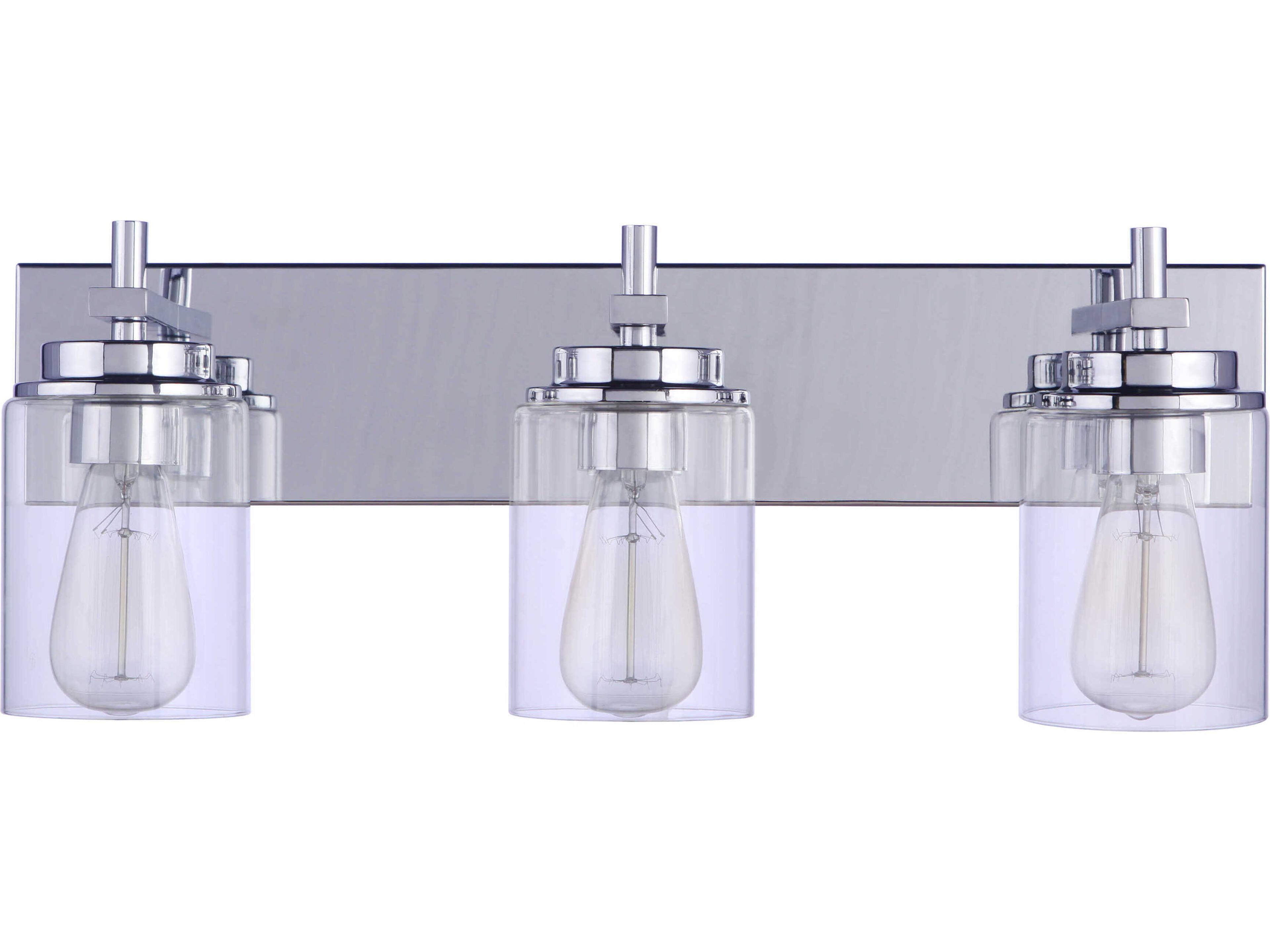 Craftmade Reeves 3-Light Chrome Vanity Light