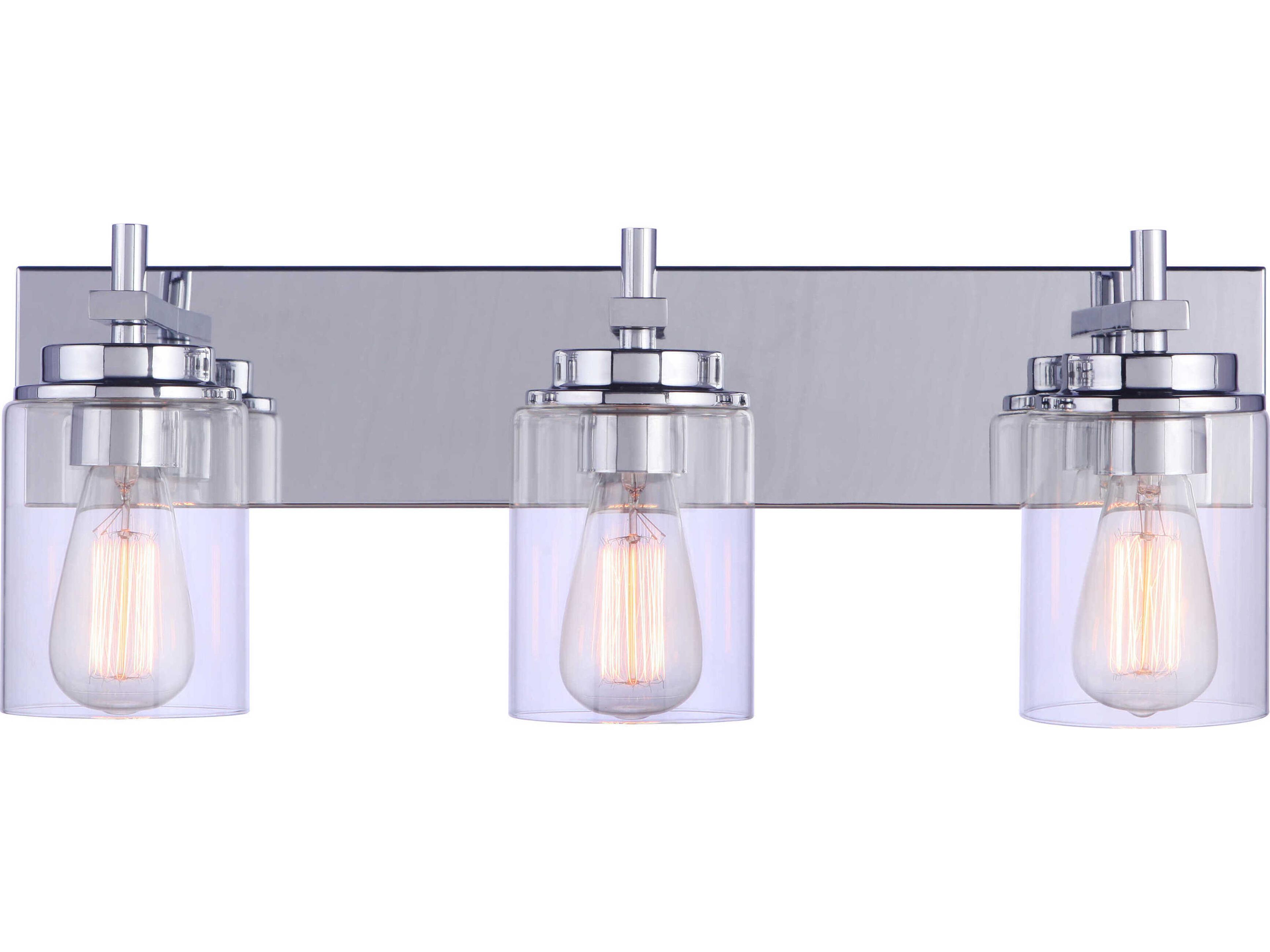 Craftmade Reeves 3-Light Chrome Vanity Light