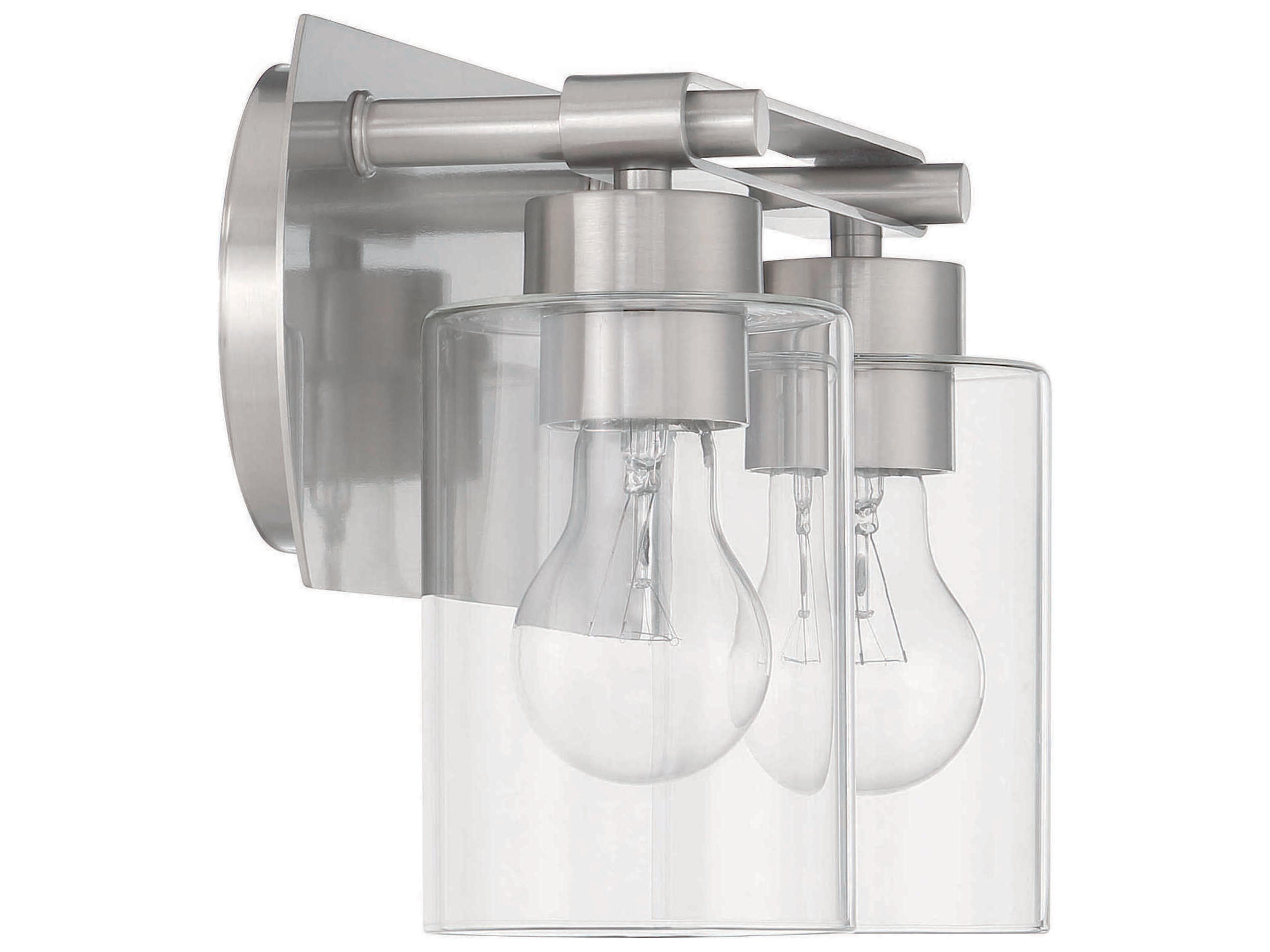 Craftmade Hendrix 2-Light Brushed Polished Nickel Vanity Light