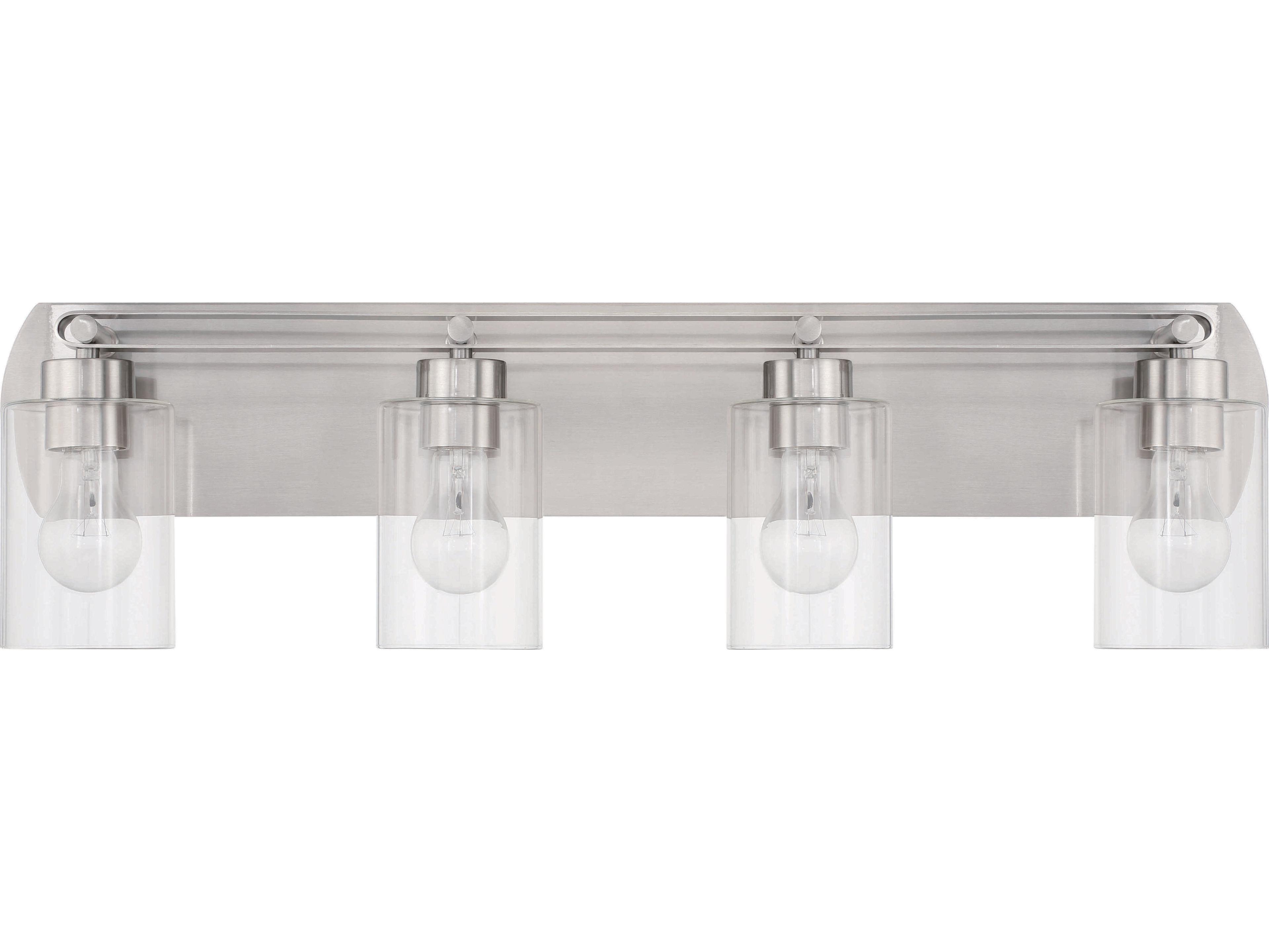 Craftmade Hendrix 4-Light Brushed Polished Nickel Vanity Light
