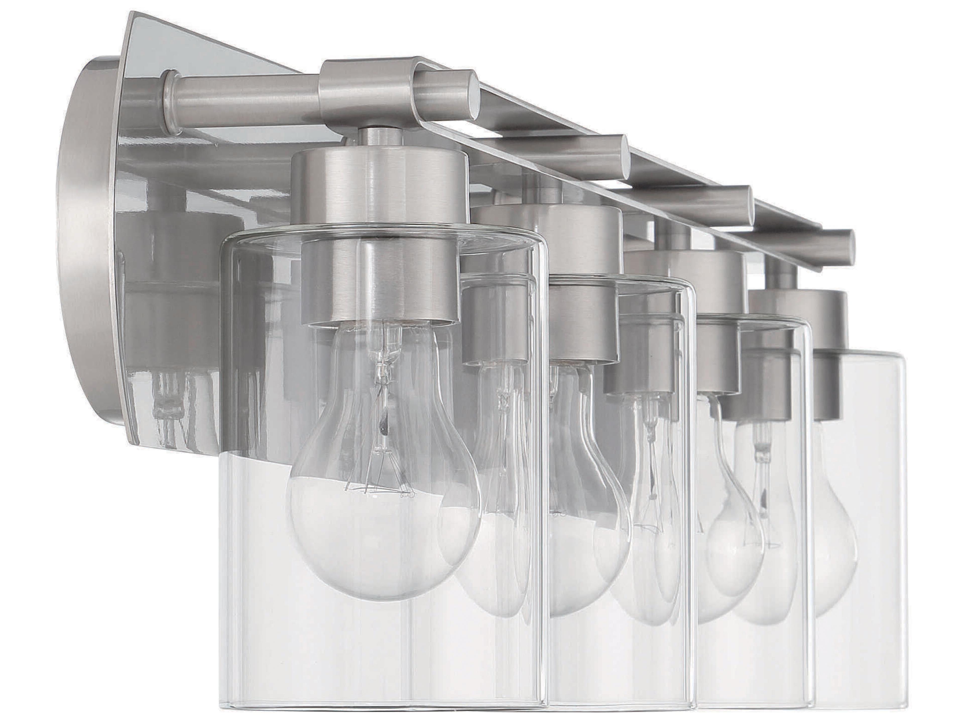 Craftmade Hendrix 4-Light Brushed Polished Nickel Vanity Light