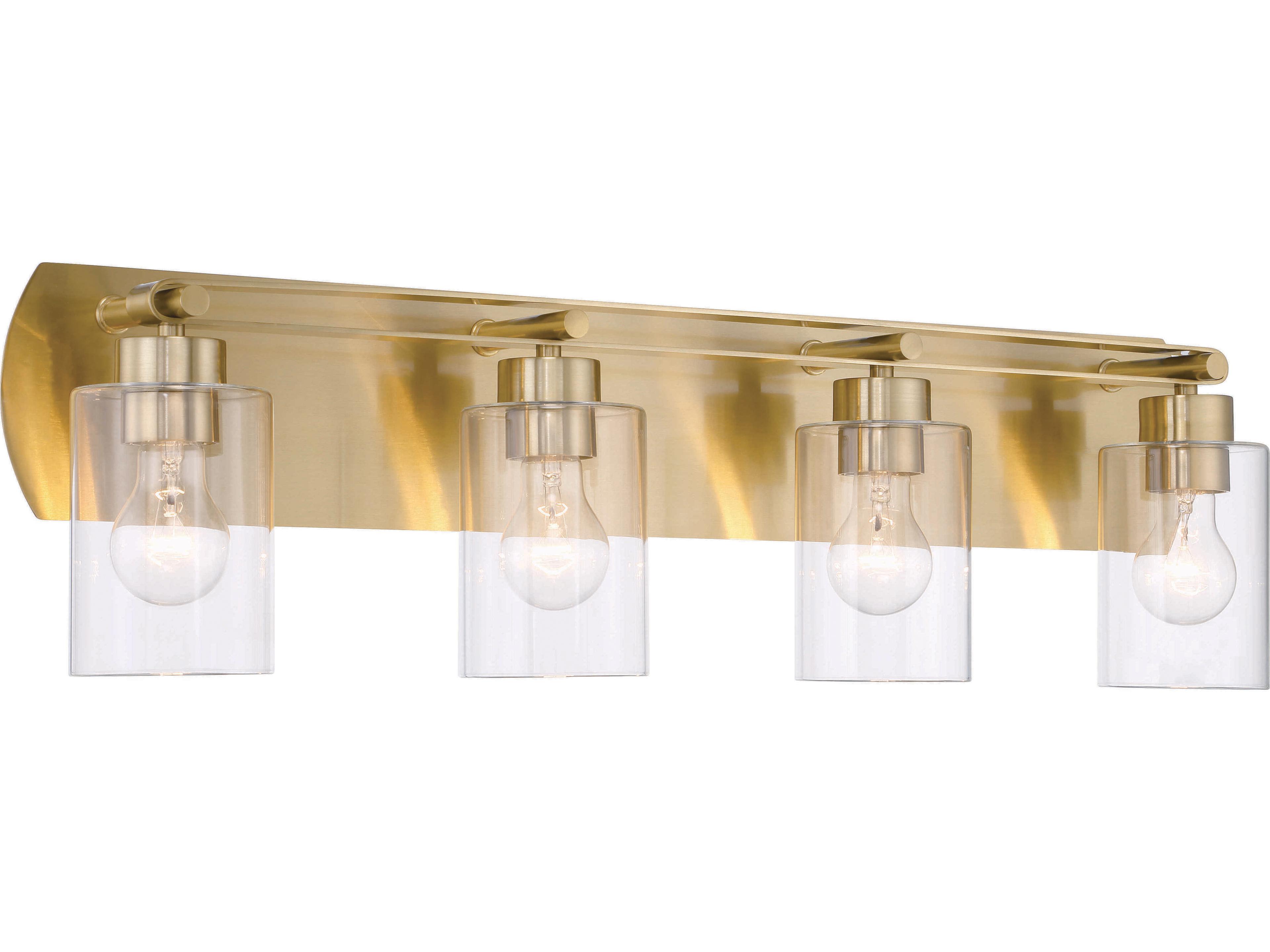 Craftmade Hendrix 4-Light Satin Brass Vanity Light