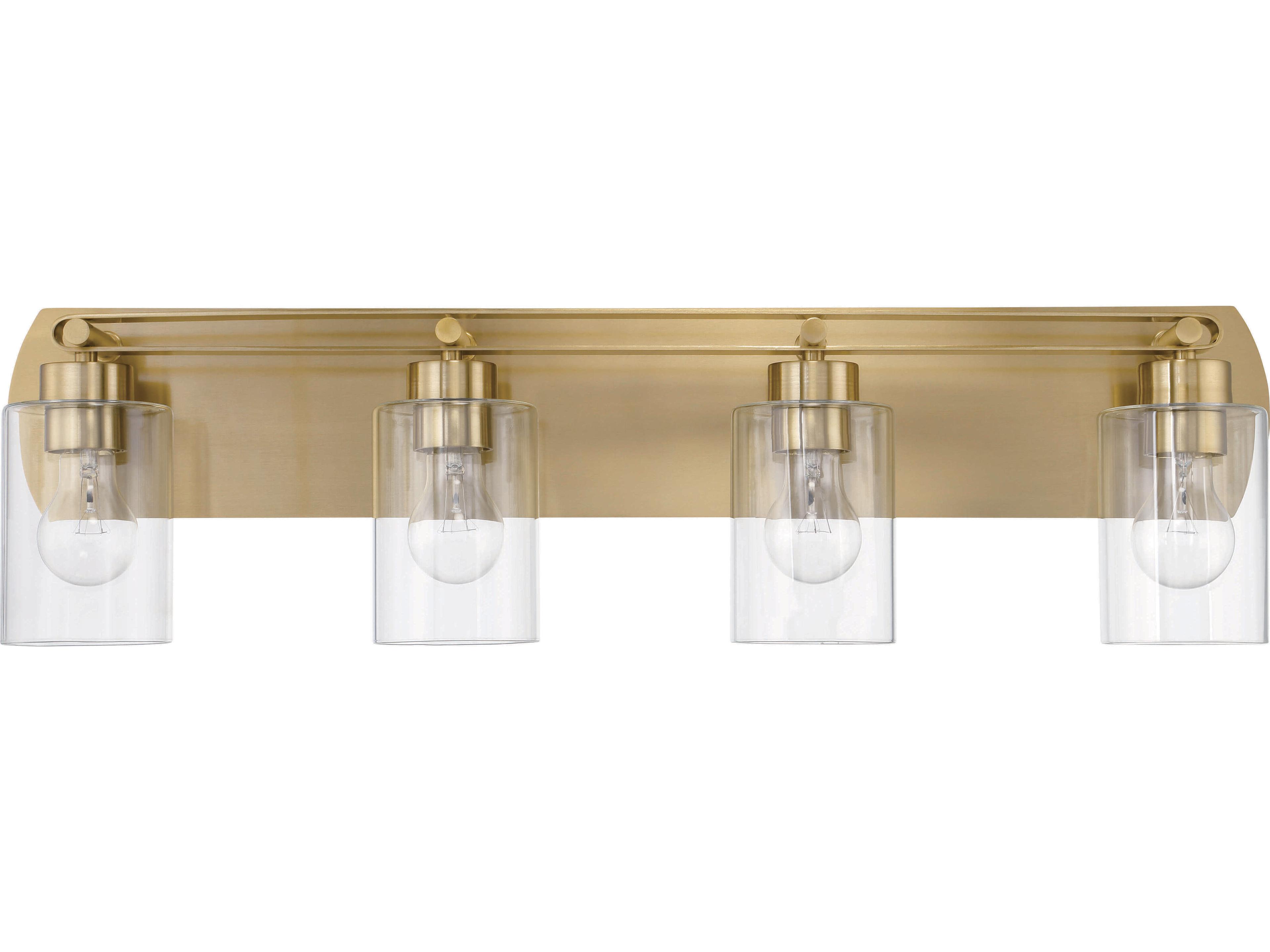 Craftmade Hendrix 4-Light Satin Brass Vanity Light