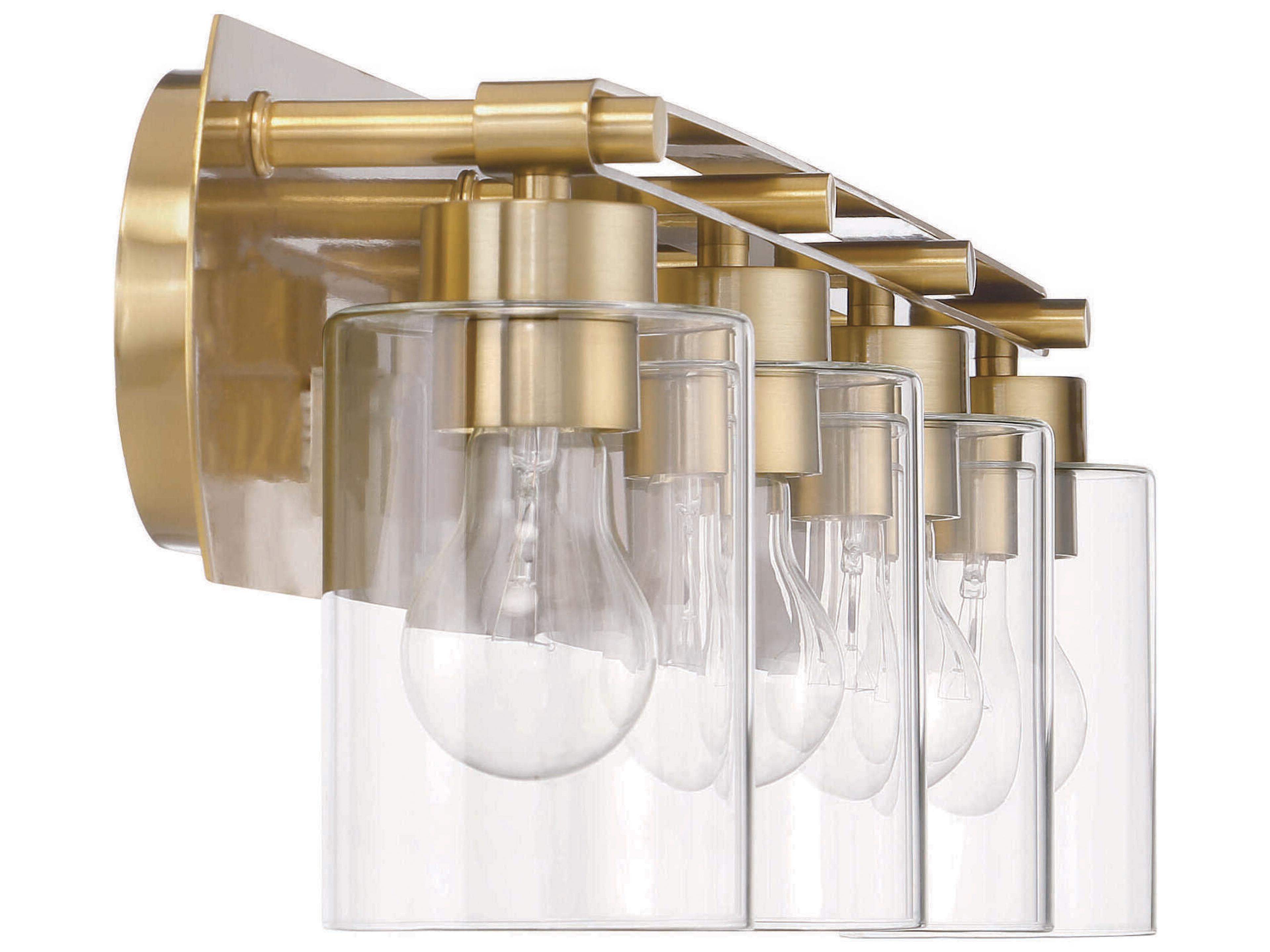 Craftmade Hendrix 4-Light Satin Brass Vanity Light