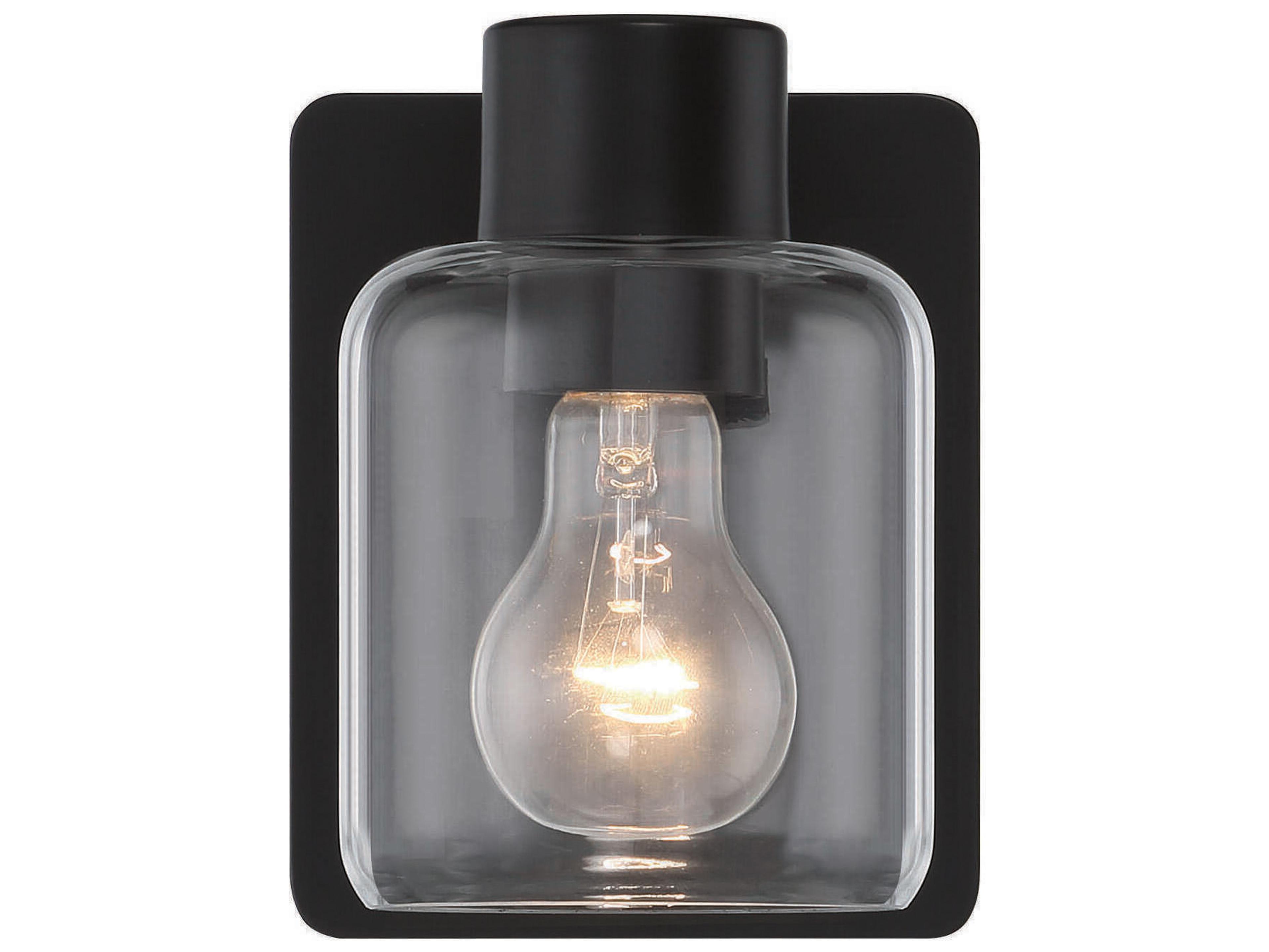 Craftmade Rori 1-Light Flat Black Wall Sconce