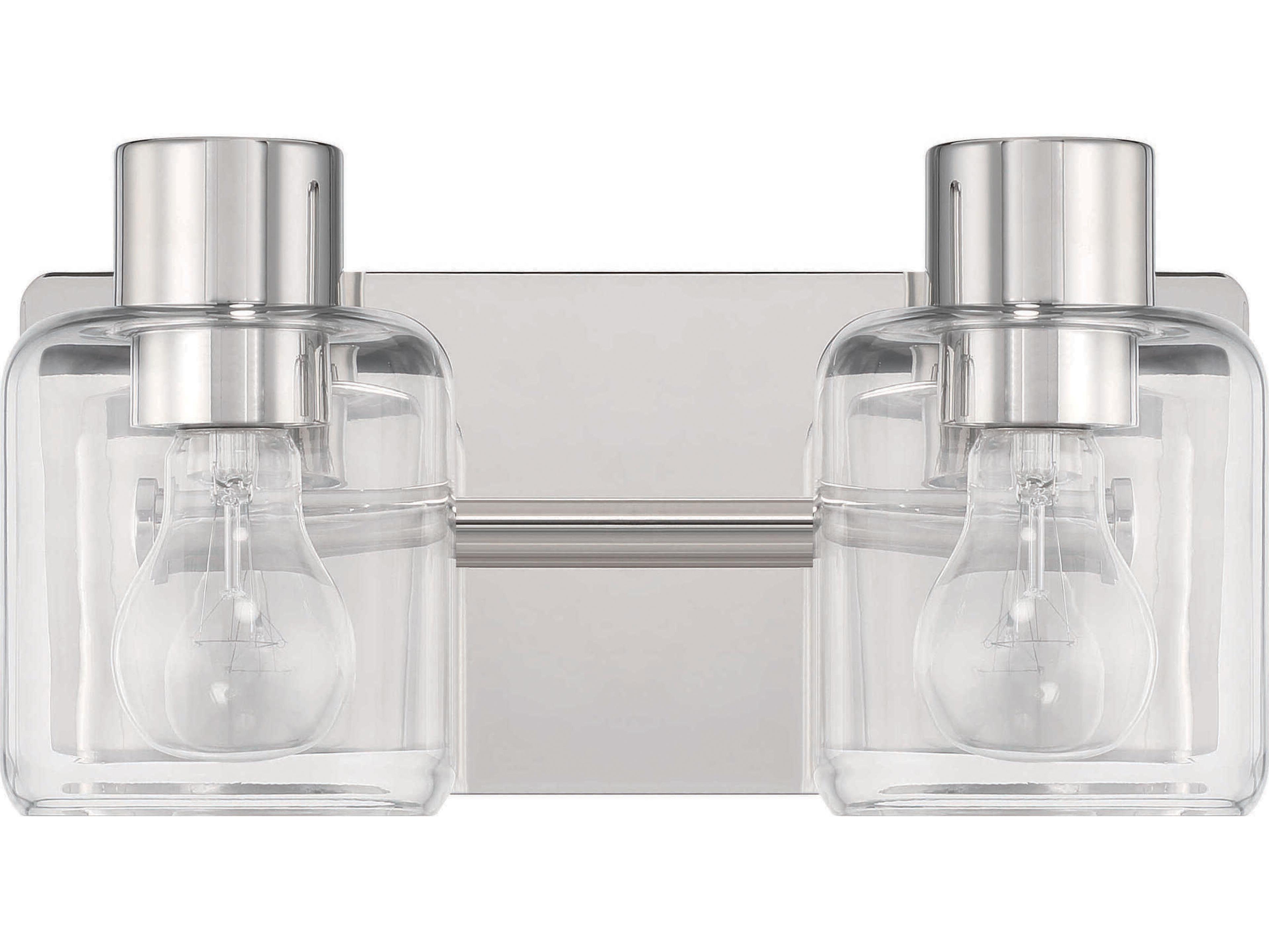 Craftmade Rori 2-Light Polished Nickel Vanity Light