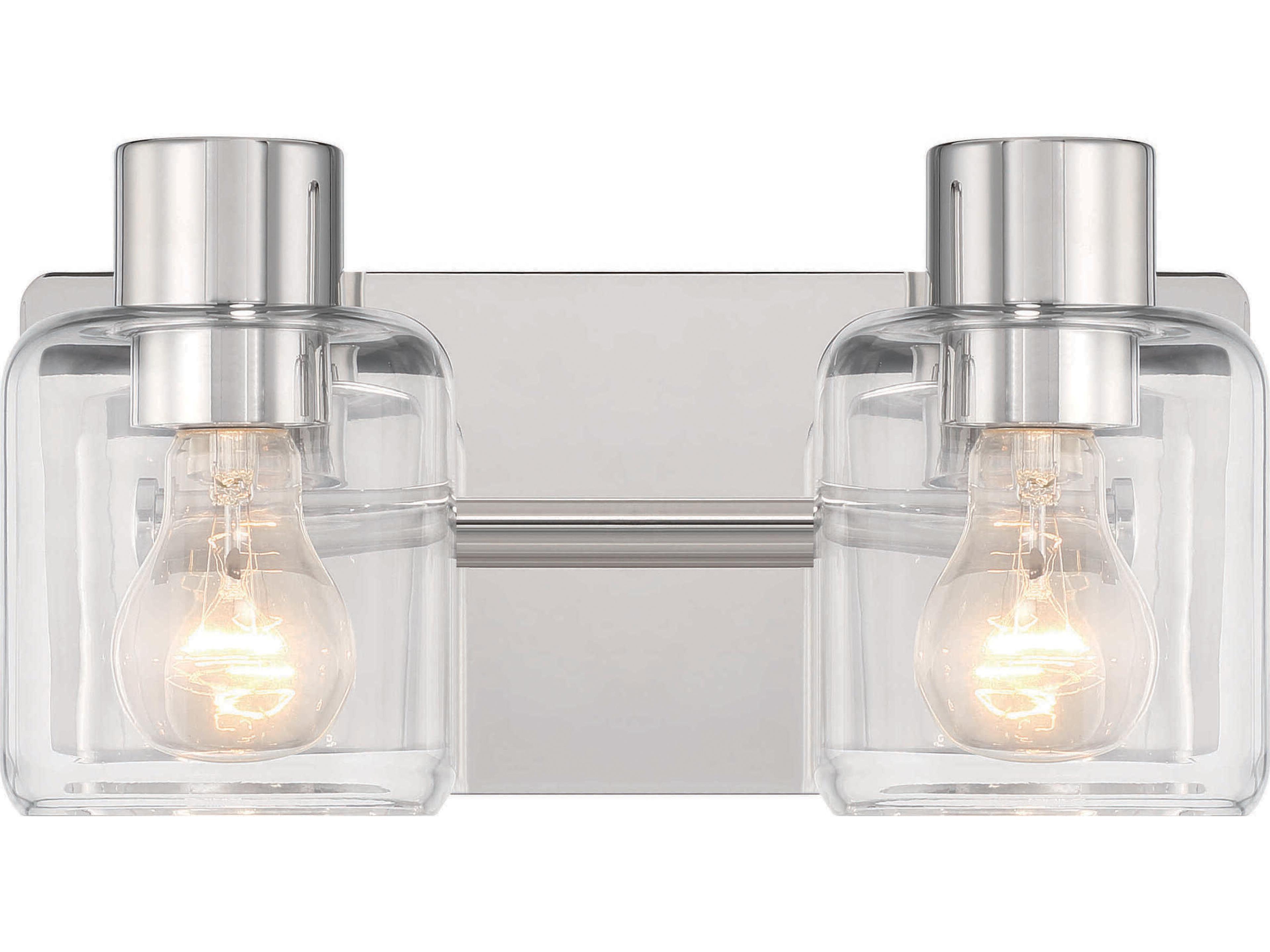 Craftmade Rori 2-Light Polished Nickel Vanity Light