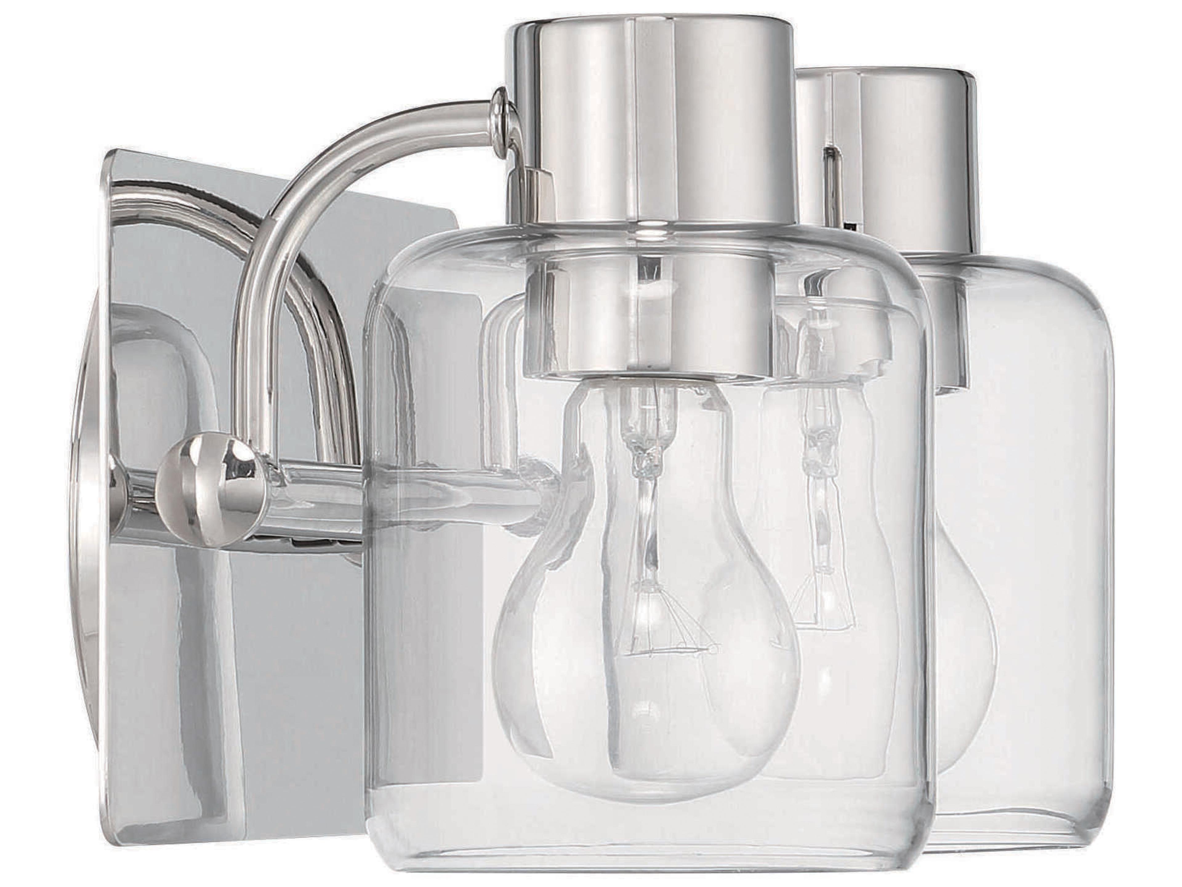 Craftmade Rori 2-Light Polished Nickel Vanity Light