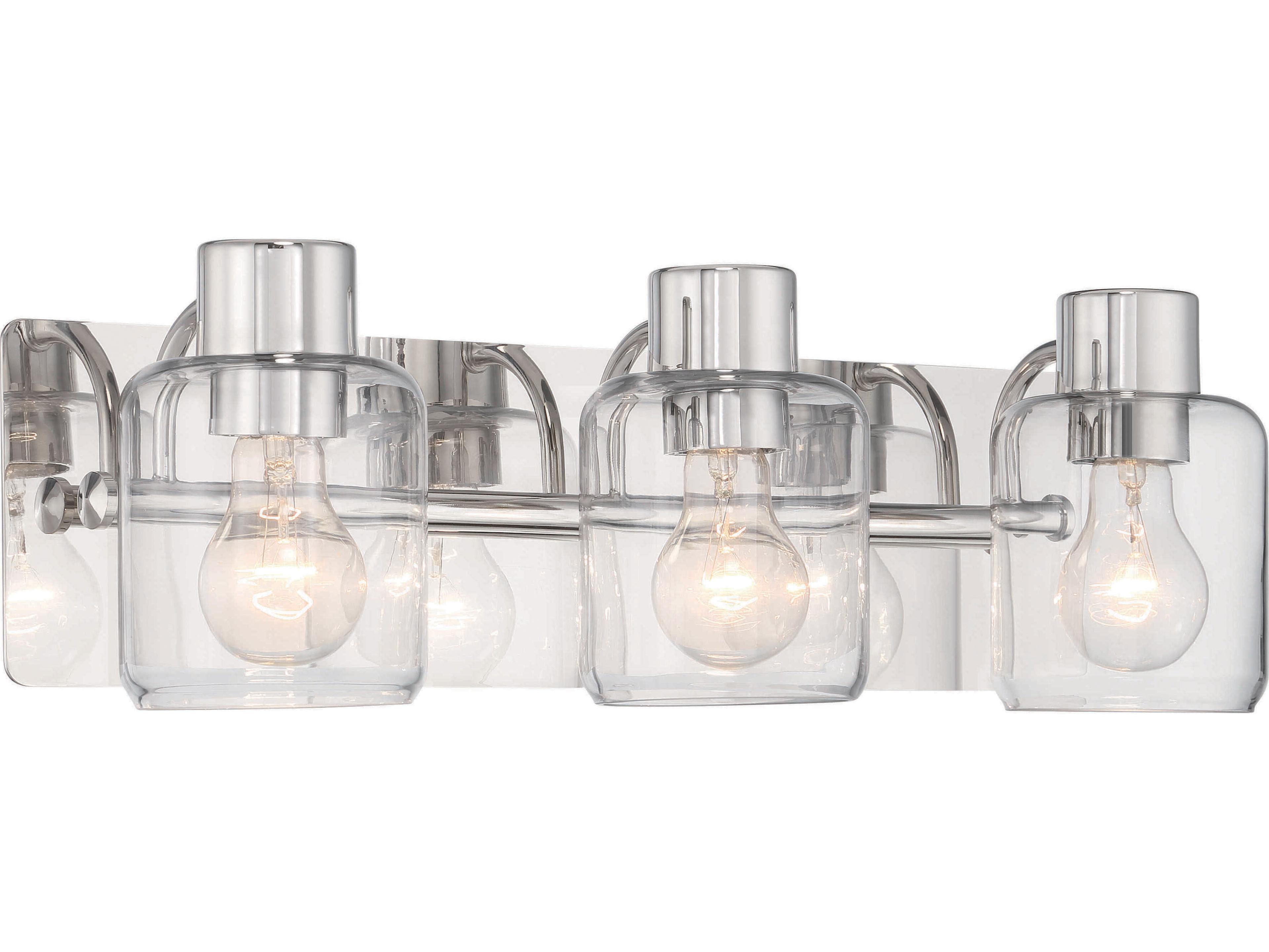 Craftmade Rori 3-Light Polished Nickel Vanity Light