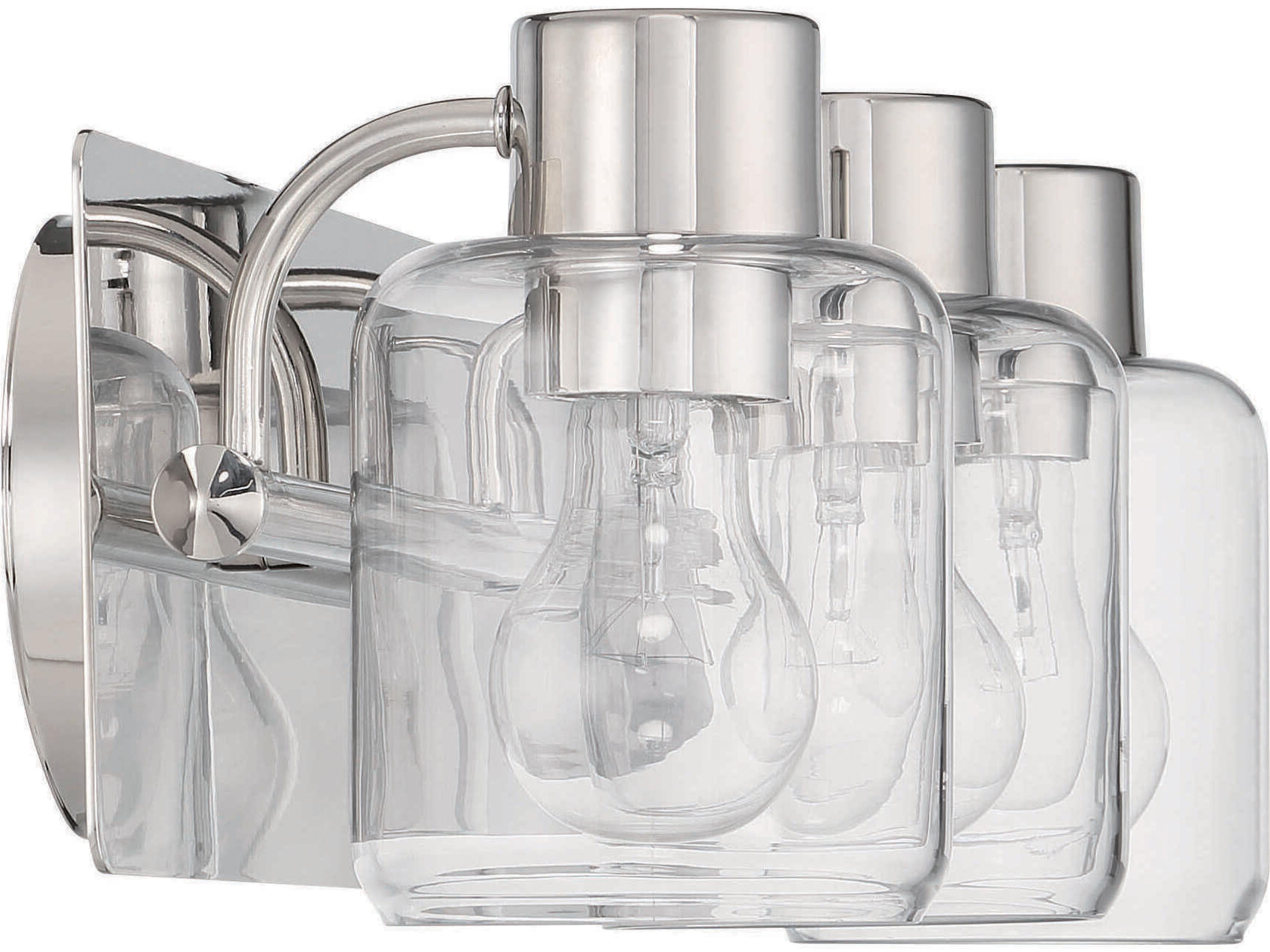 Craftmade Rori 3-Light Polished Nickel Vanity Light