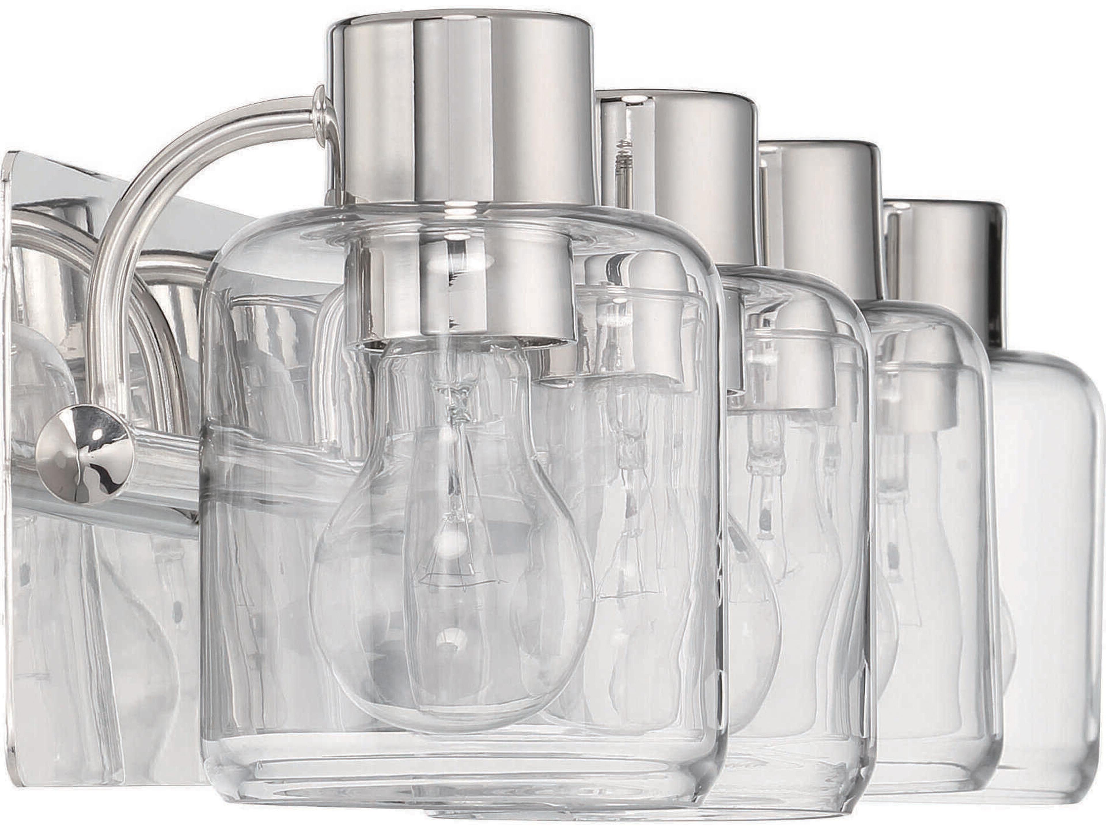 Craftmade Rori 4-Light Polished Nickel Vanity Light