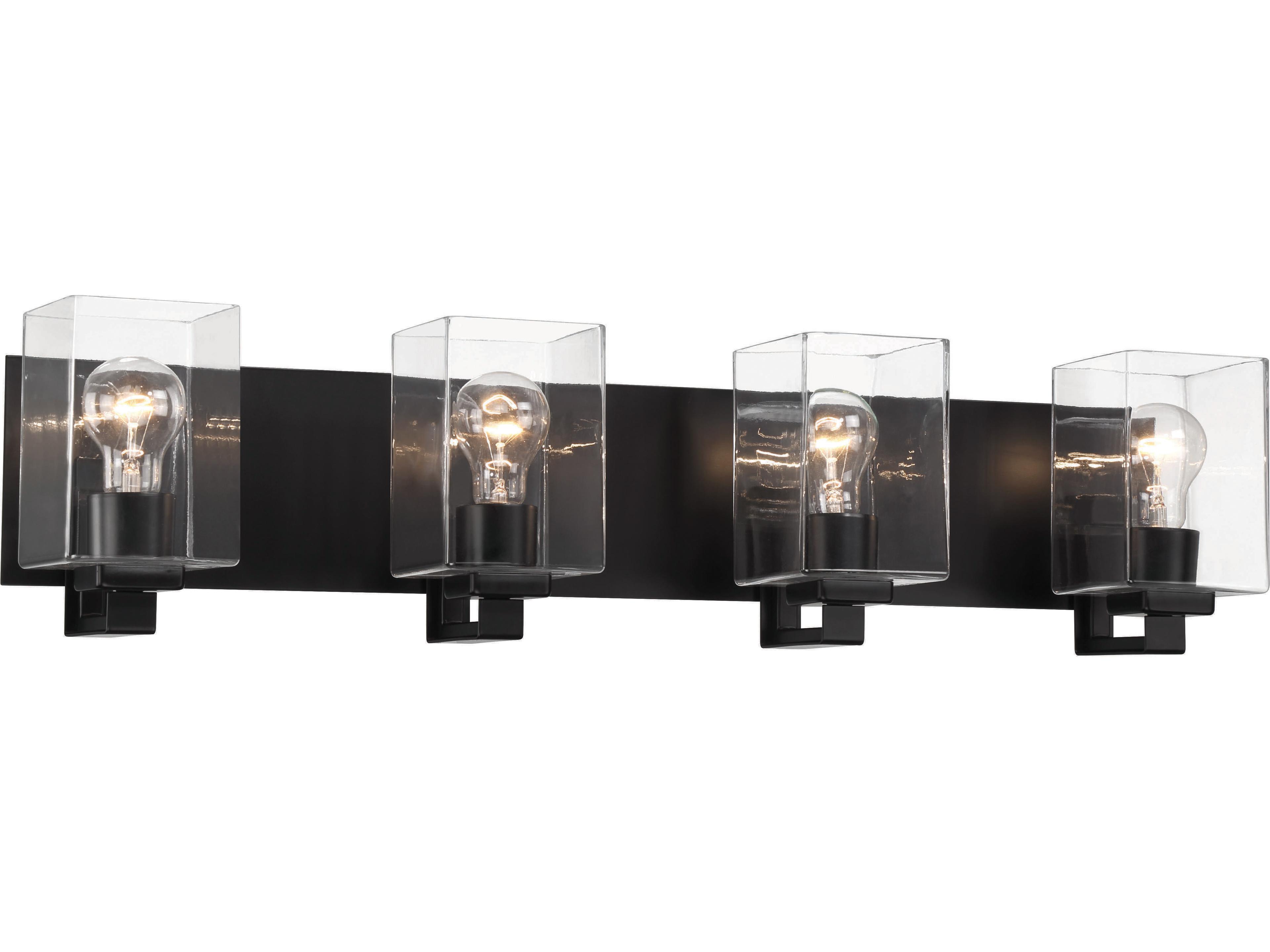 Craftmade Mcclane 4-Light Flat Black Vanity Light