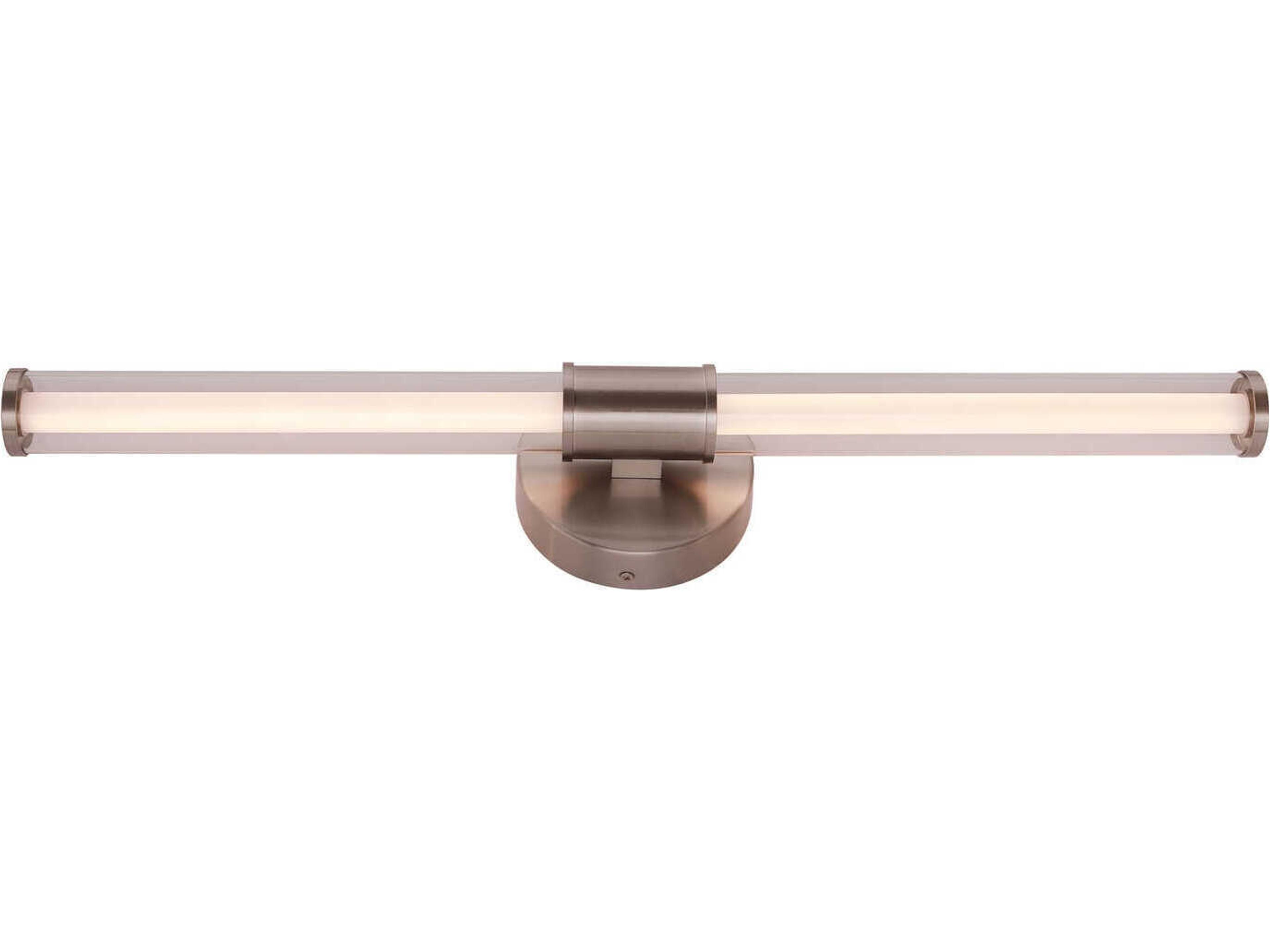 Craftmade Contrast 1-Light Brushed Polished Nickel Vanity Light