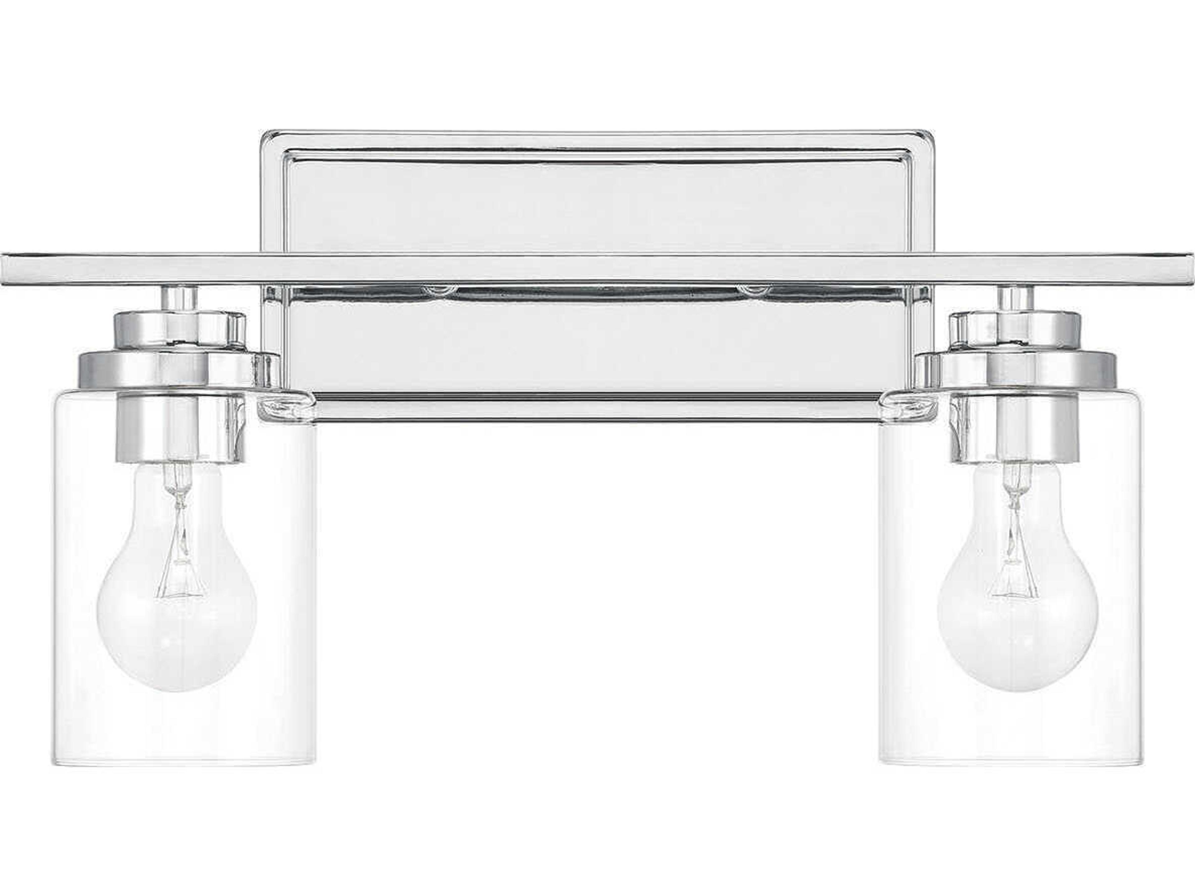 Craftmade Clark 2-Light Chrome Vanity Light