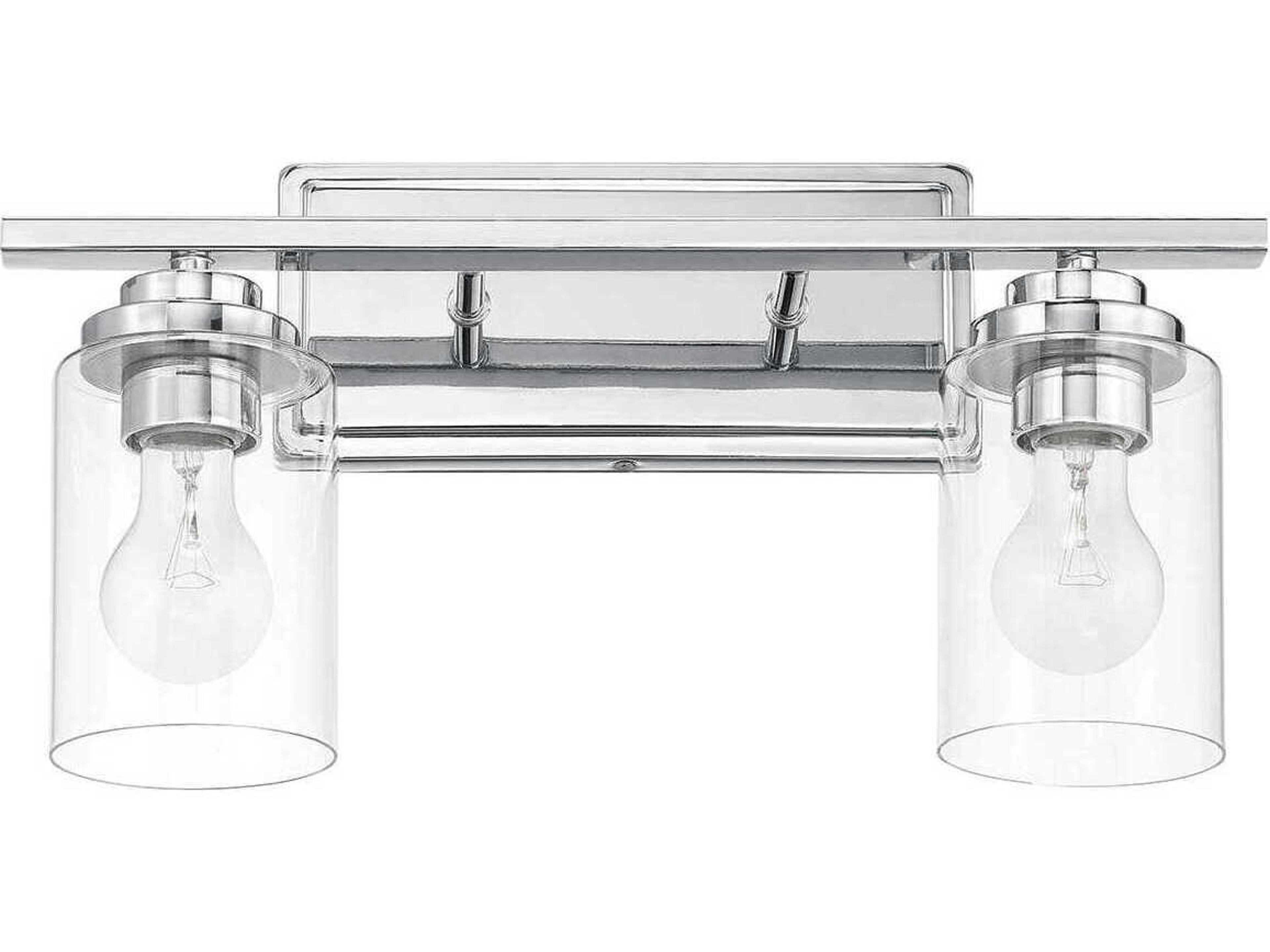 Craftmade Clark 2-Light Chrome Vanity Light