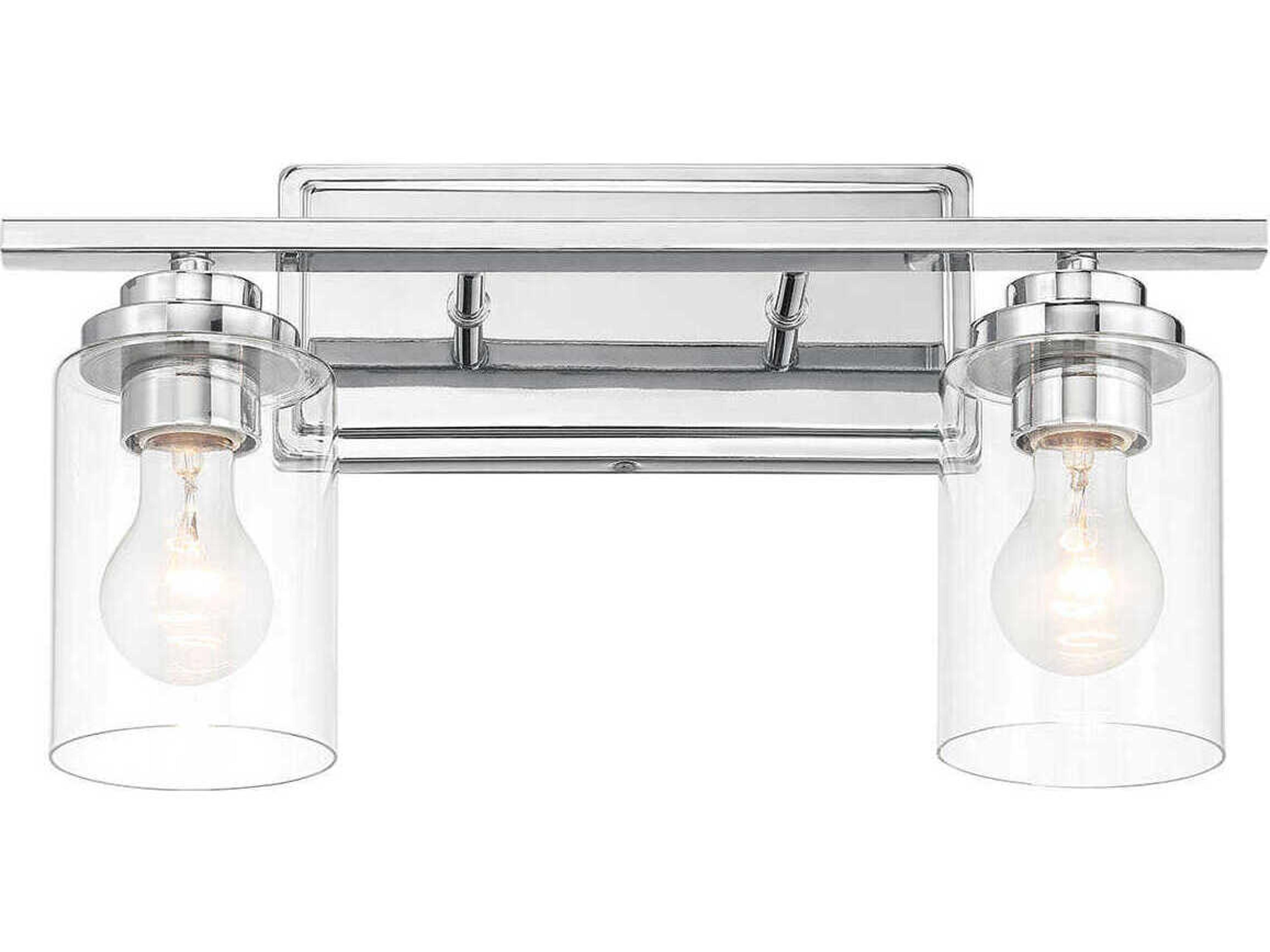 Craftmade Clark 2-Light Chrome Vanity Light