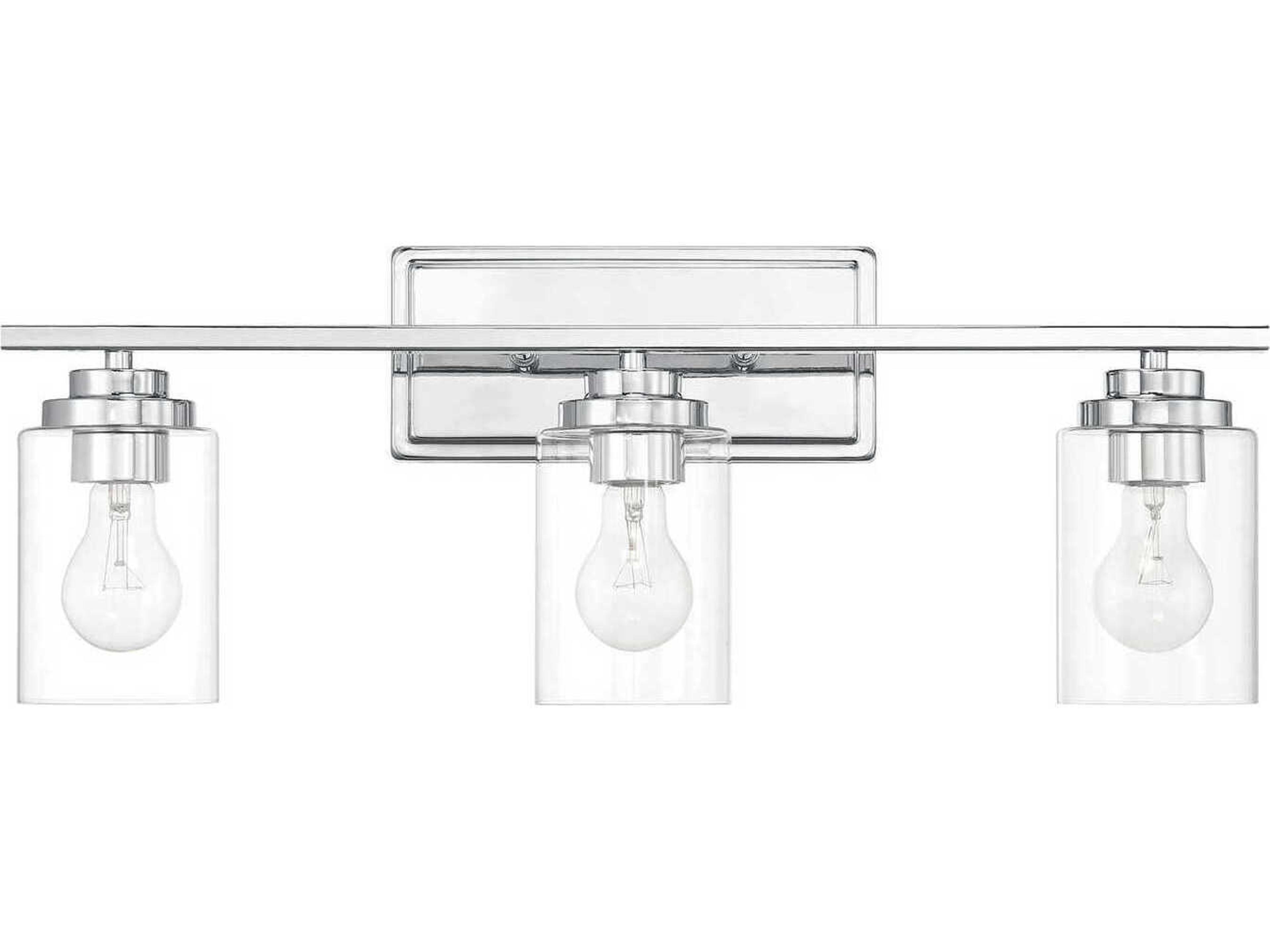 Craftmade Clark 3-Light Chrome Vanity Light