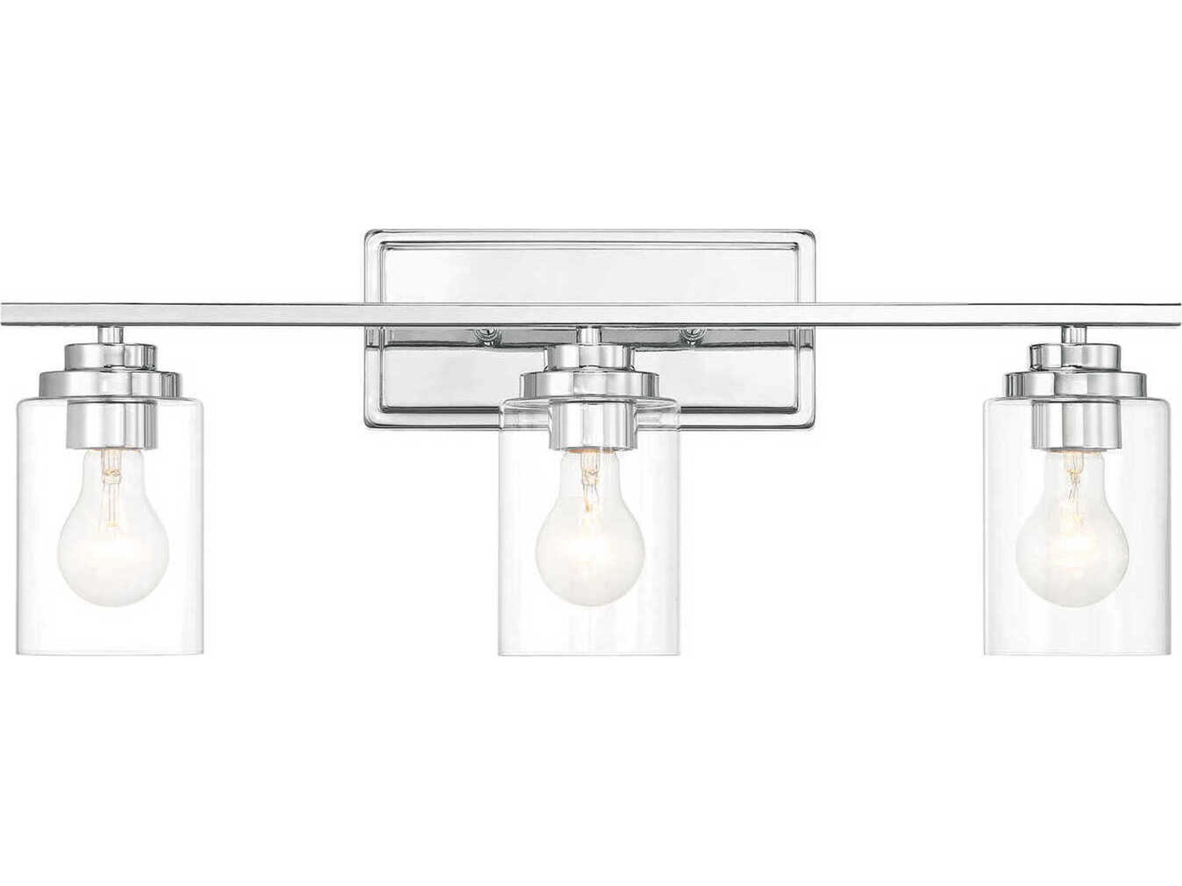 Craftmade Clark 3-Light Chrome Vanity Light