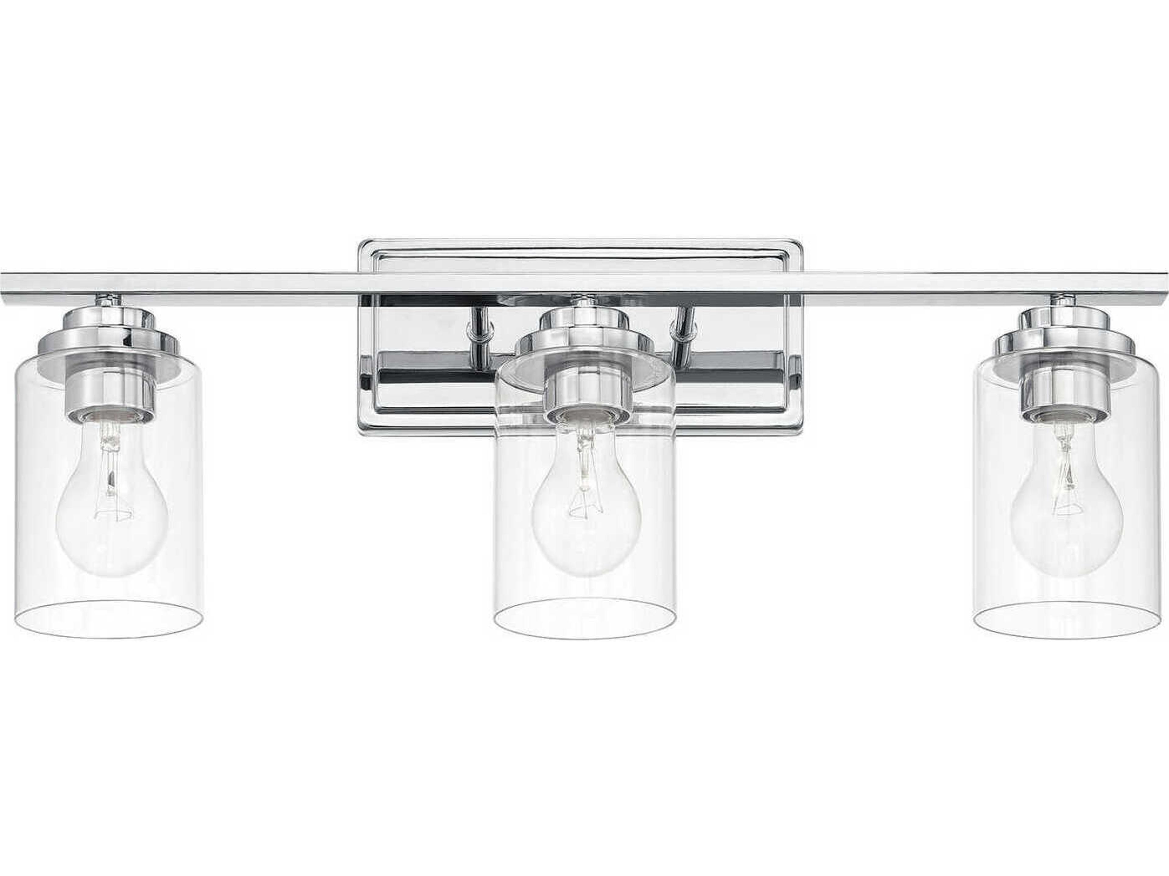 Craftmade Clark 3-Light Chrome Vanity Light