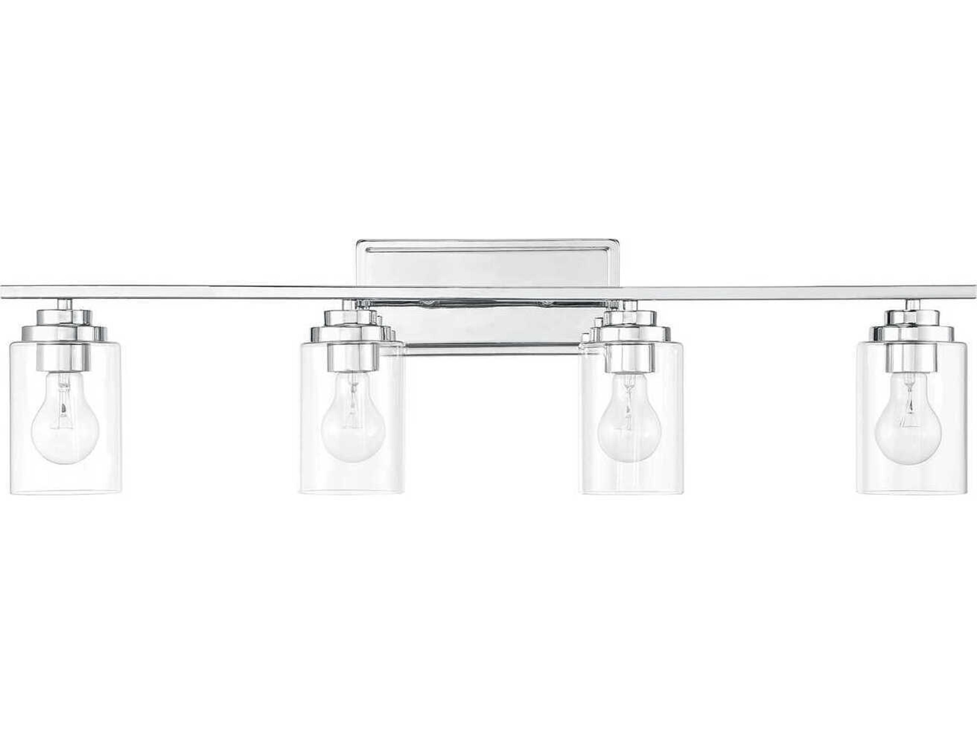 Craftmade Clark 4-Light Chrome Vanity Light