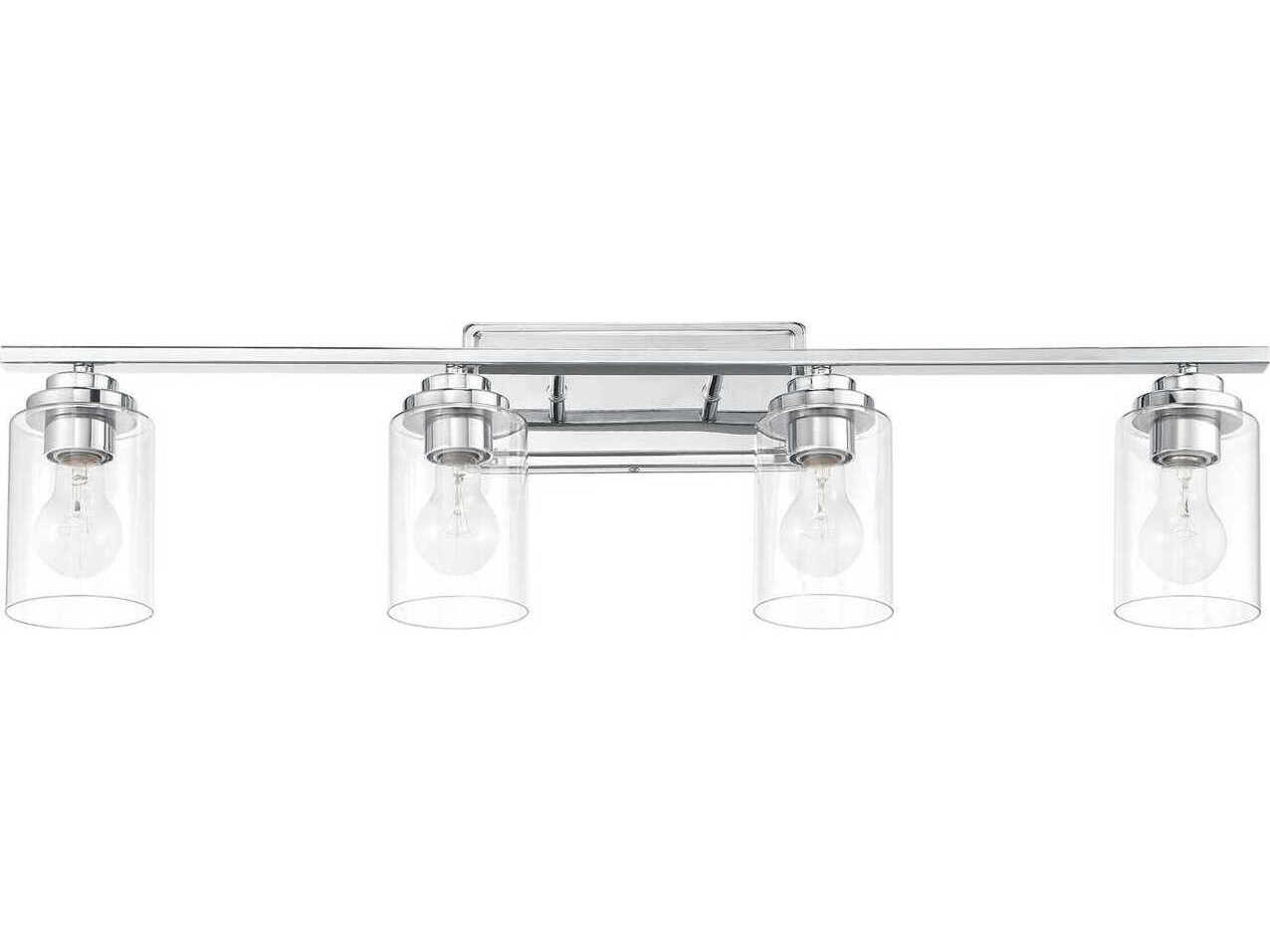 Craftmade Clark 4-Light Chrome Vanity Light