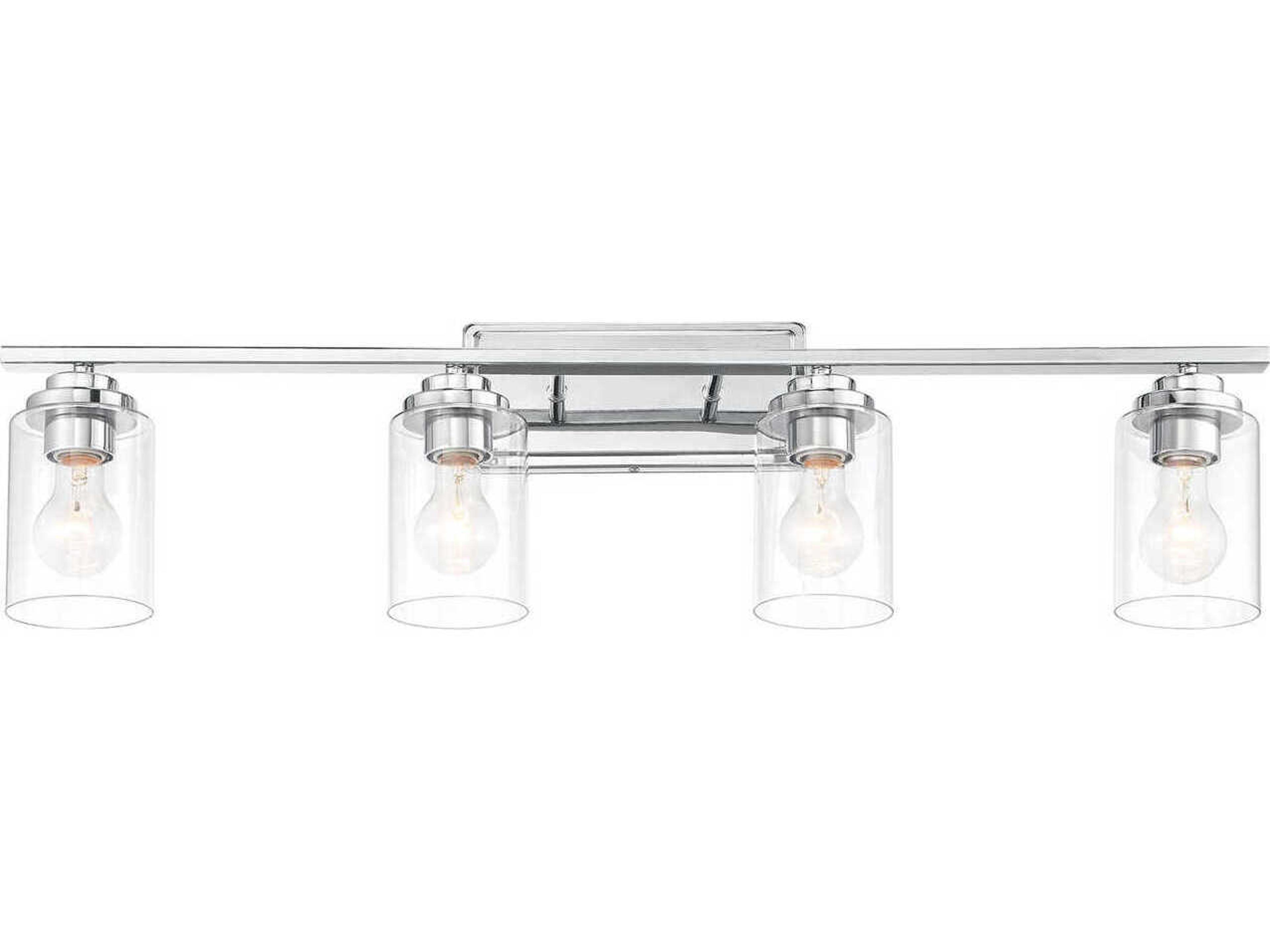 Craftmade Clark 4-Light Chrome Vanity Light