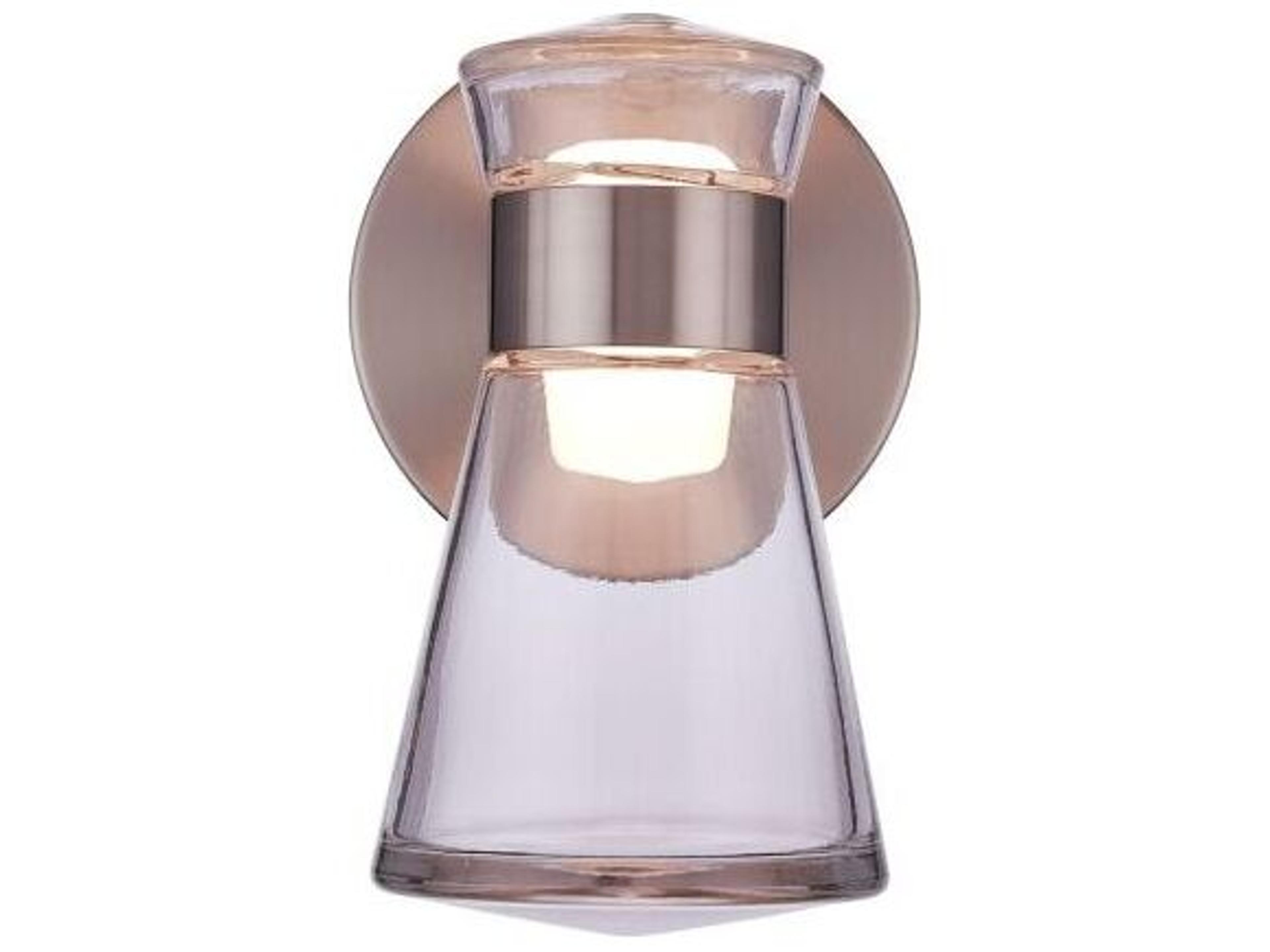 Craftmade Carafe 2-Light Brushed Polished Nickel Wall Sconce