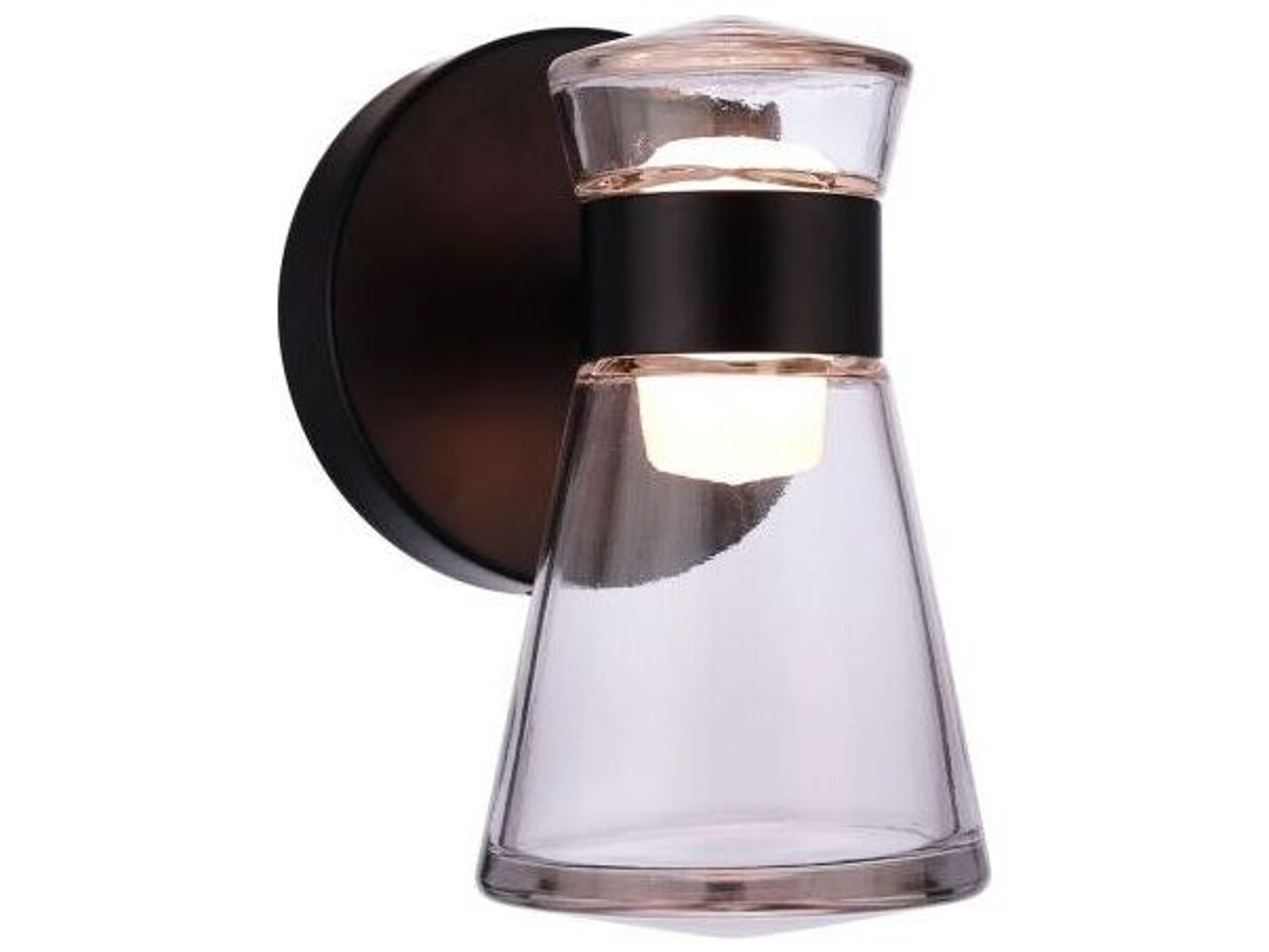 Carafe 2-Light Flat Black Wall Sconce
