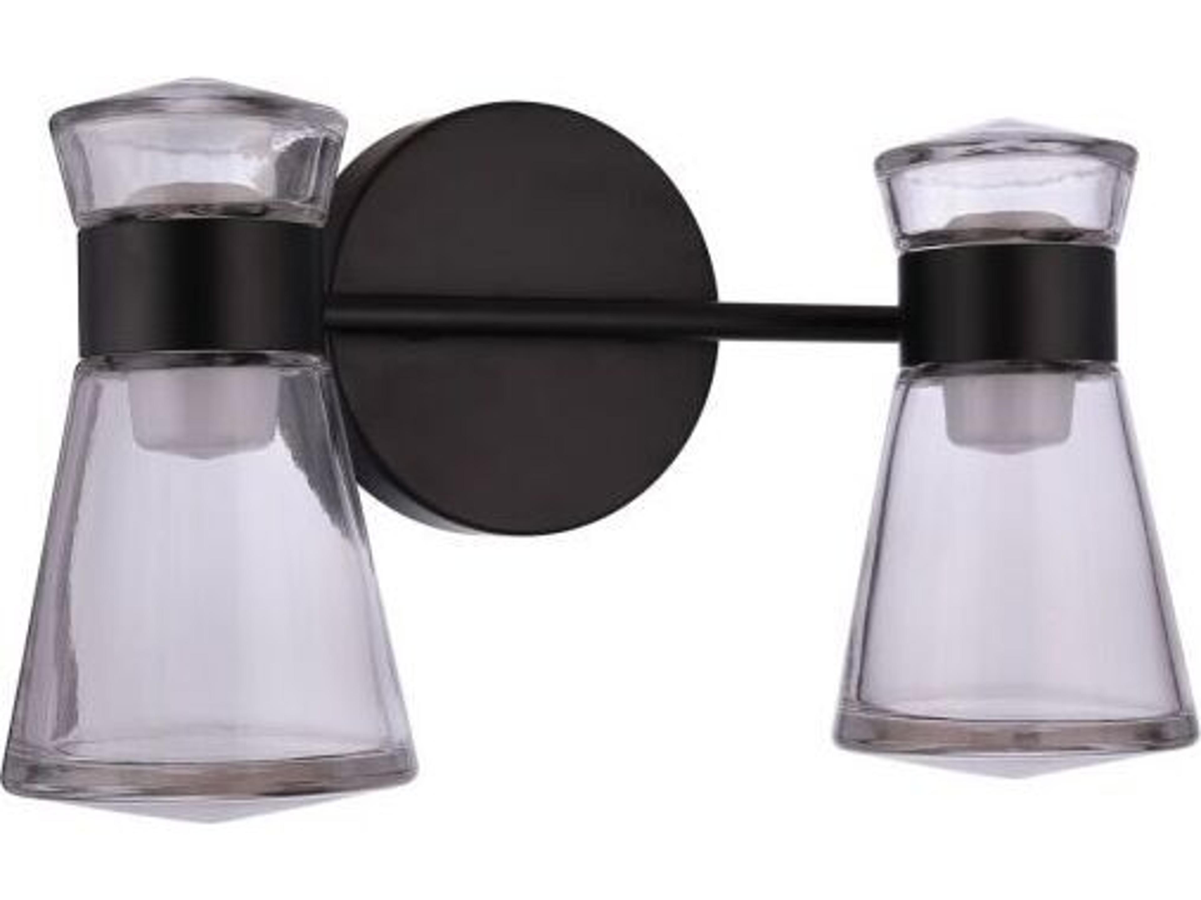 Craftmade Carafe 4-Light Flat Black Vanity Light