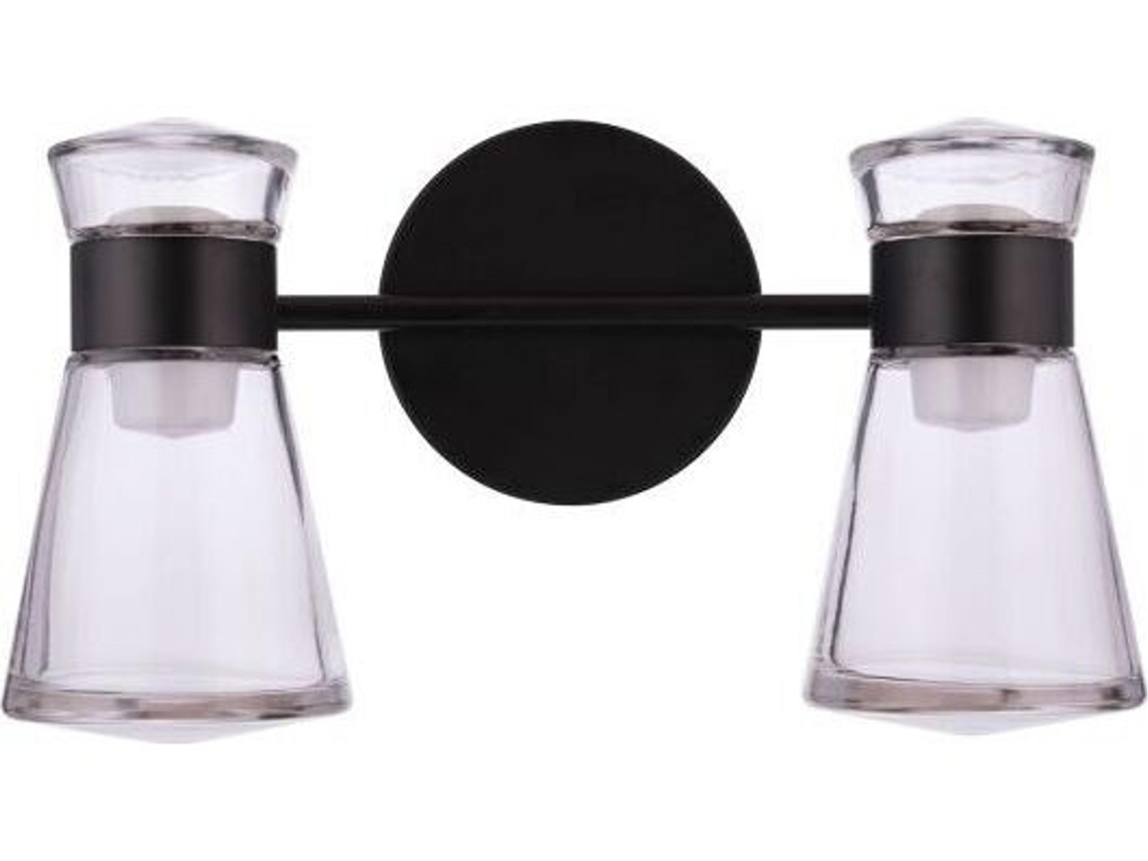 Craftmade Carafe 4-Light Flat Black Vanity Light