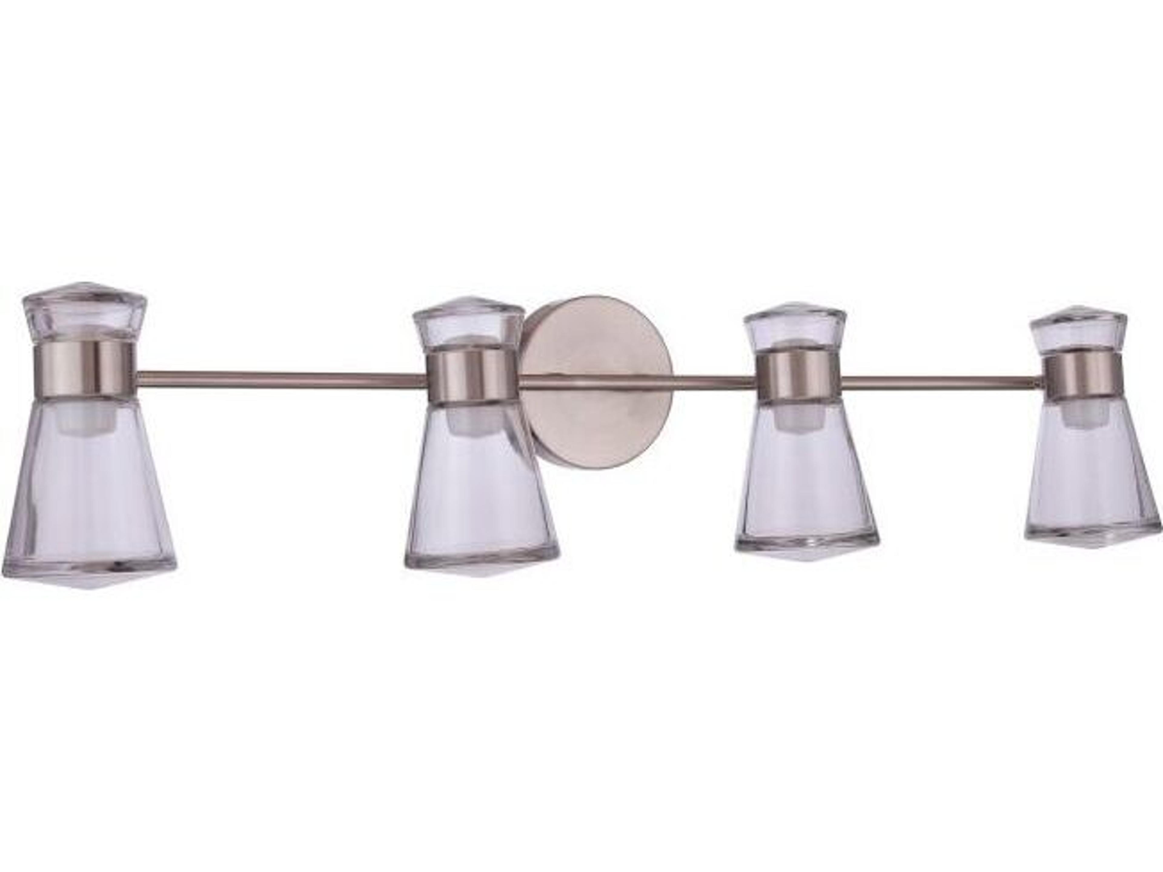 Craftmade Carafe 8-Light Brushed Polished Nickel Vanity Light