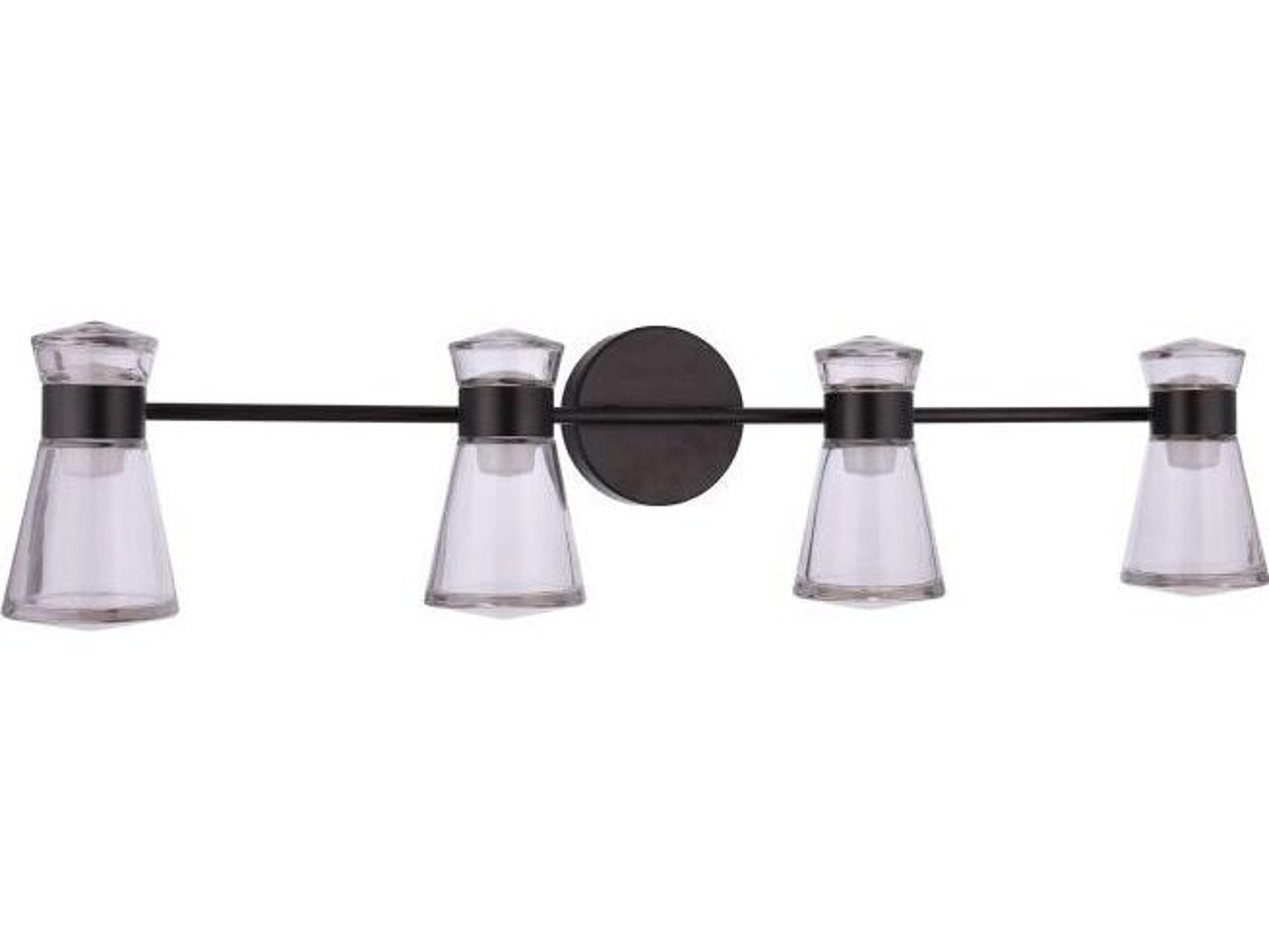 Craftmade Carafe 8-Light Flat Black Vanity Light