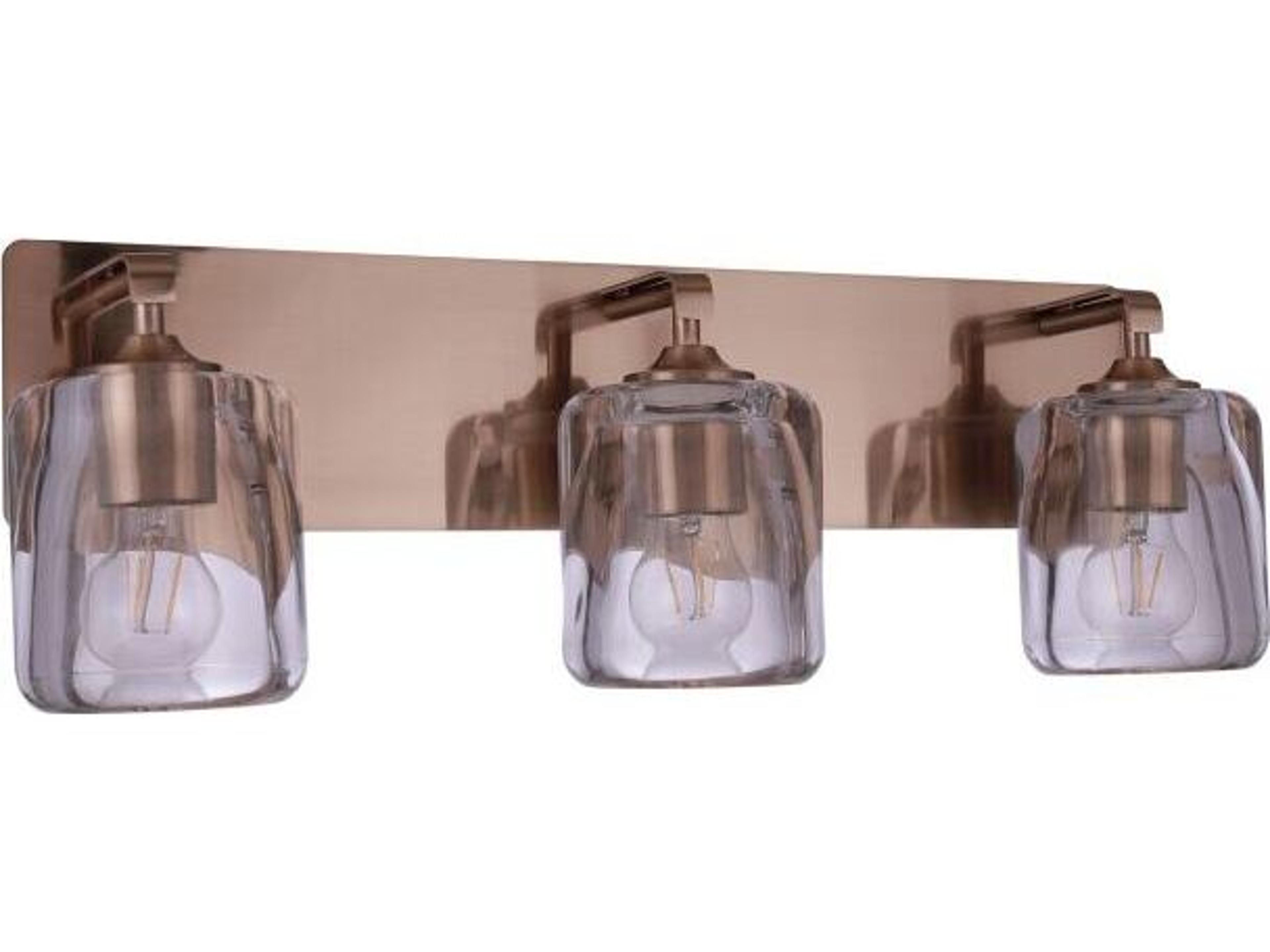 Andie 3-Light Satin Brass Vanity Light