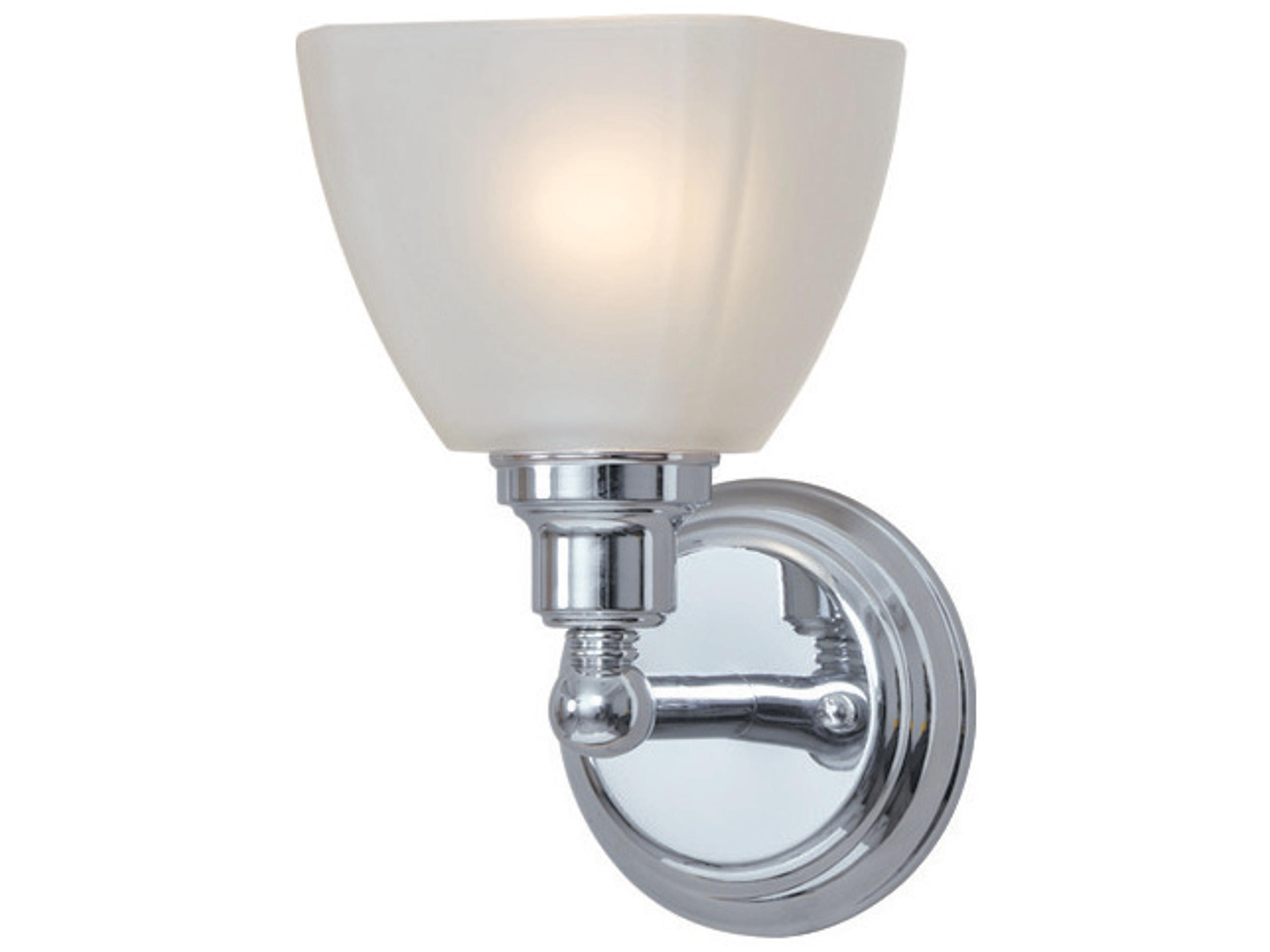 Craftmade Bradley 1 - Light Vanity with Tea Stained Glass Shade