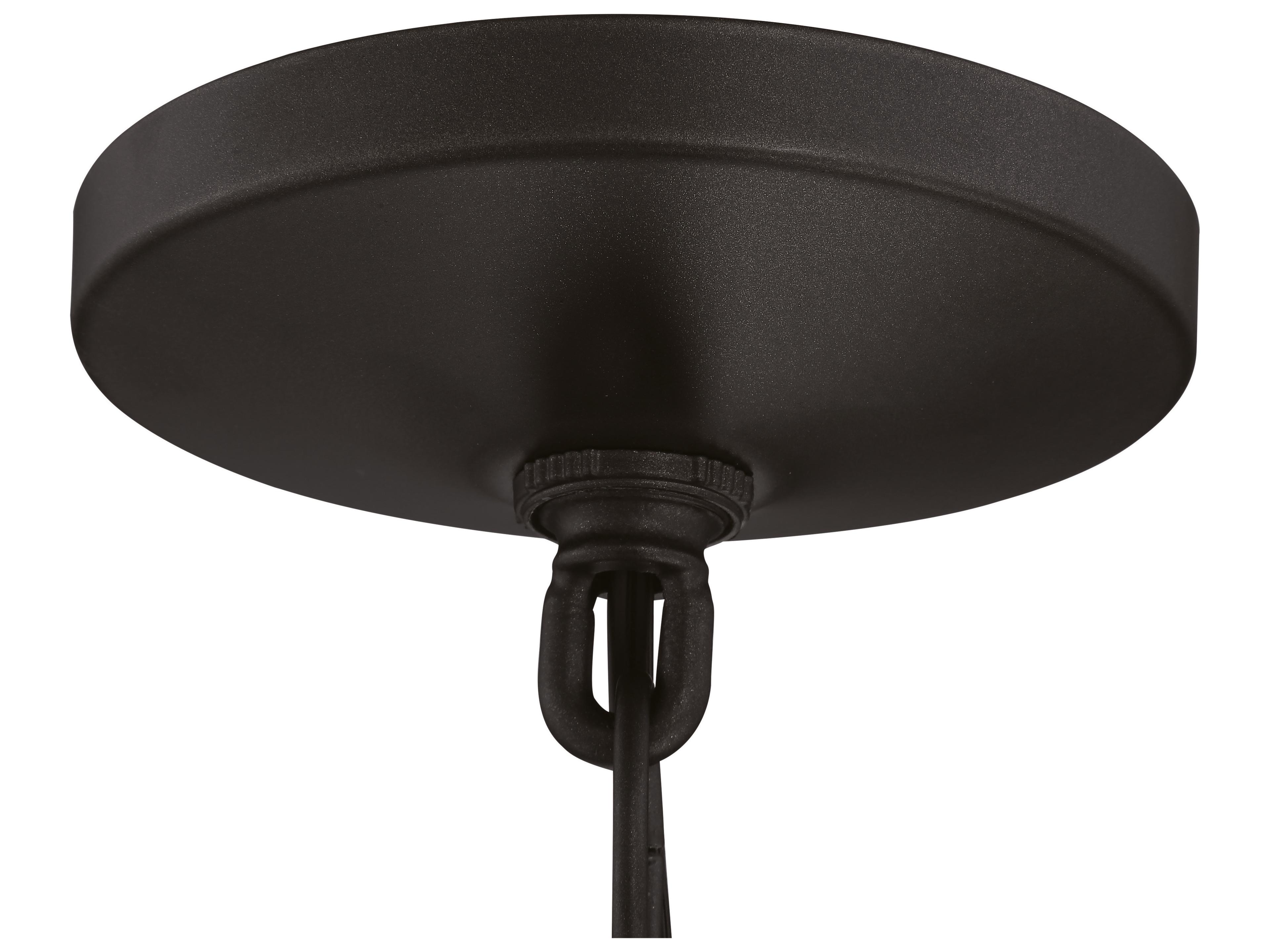 Craftmade Grace 5-Light Espresso Bronze Glass Bell Chandelier