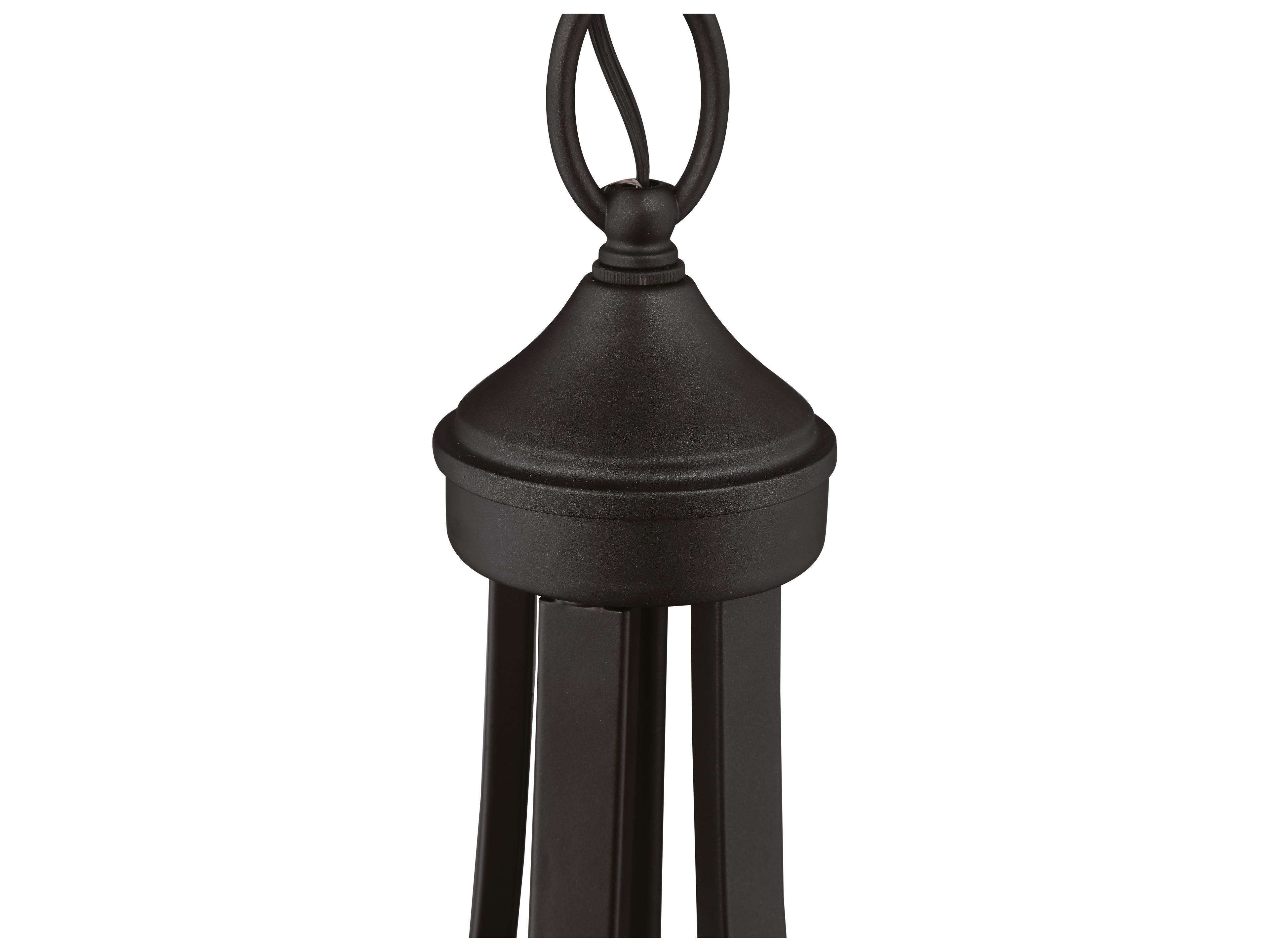 Craftmade Grace 5-Light Espresso Bronze Glass Bell Chandelier