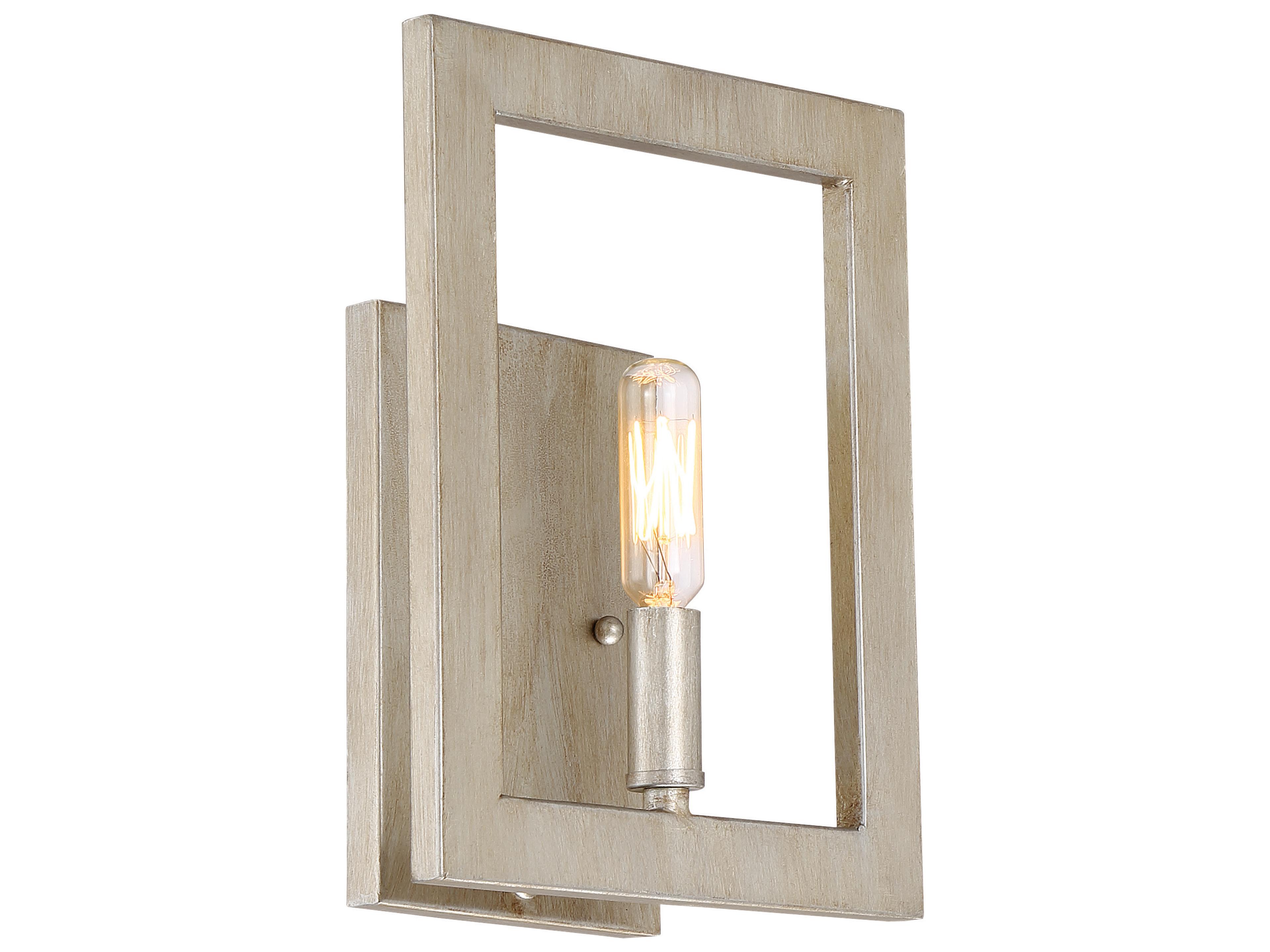 Craftmade Portrait 1-Light Gold Twilight Pewter Wall Sconce