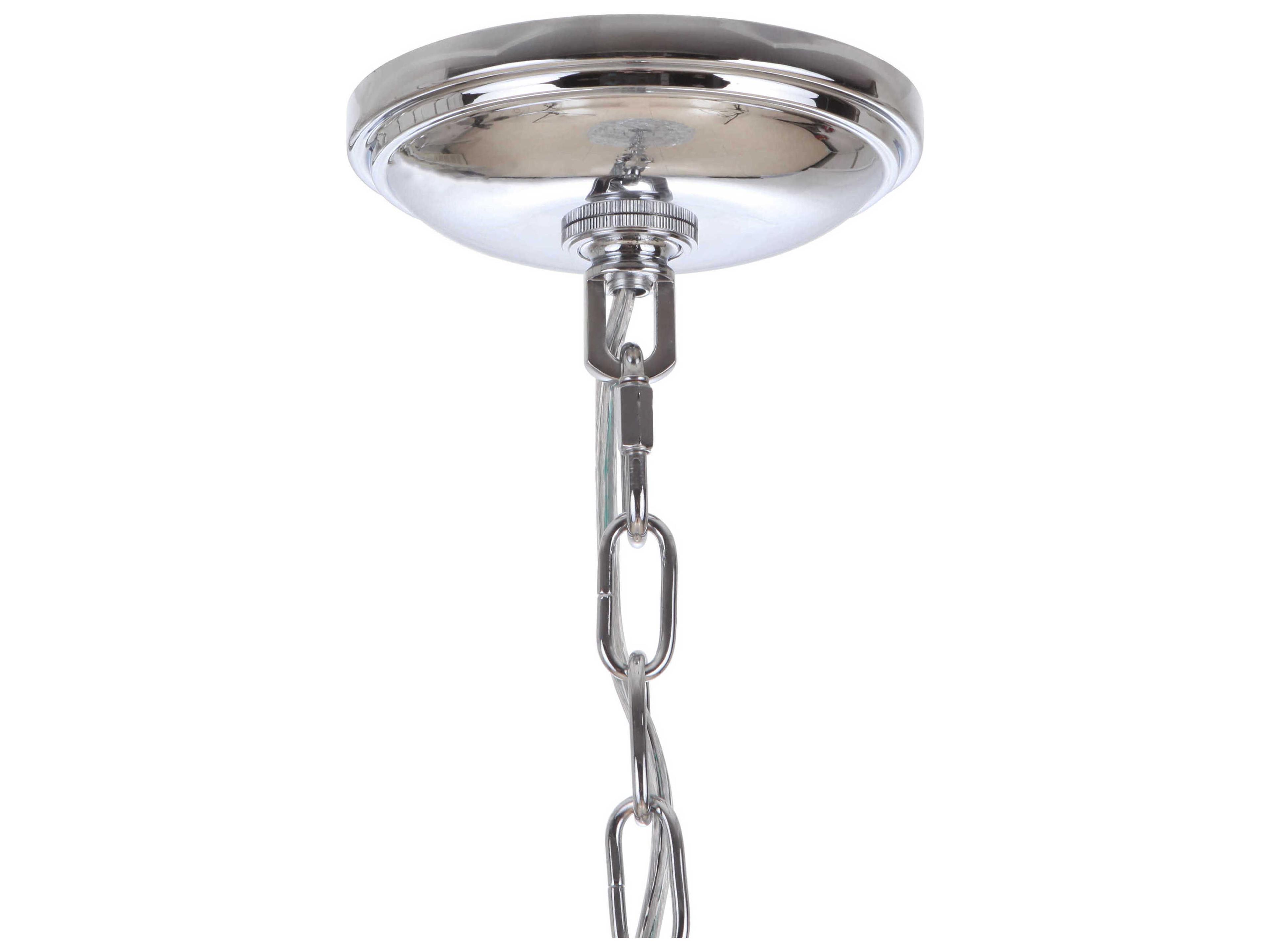 Craftmade Roxx 1-Light Chrome Crystal Globe Round Pendant