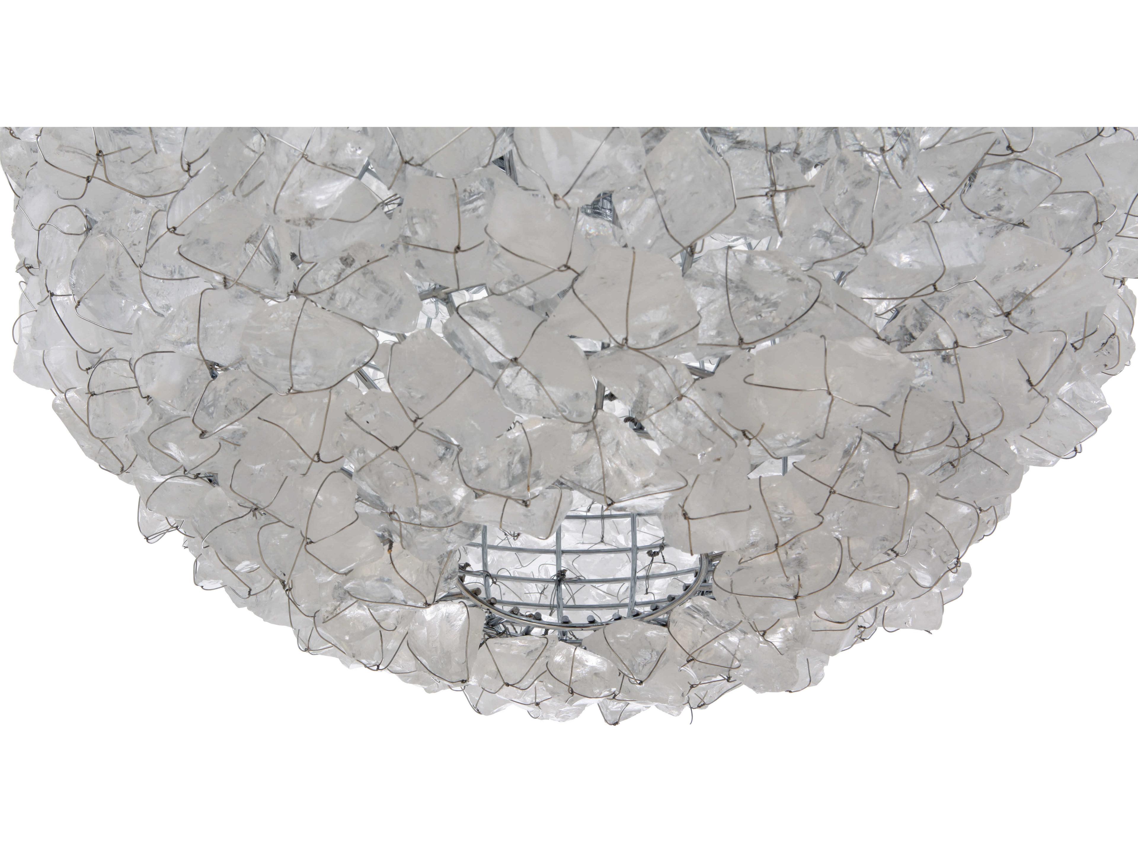 Craftmade Roxx 4-Light Chrome Crystal Globe Round Pendant