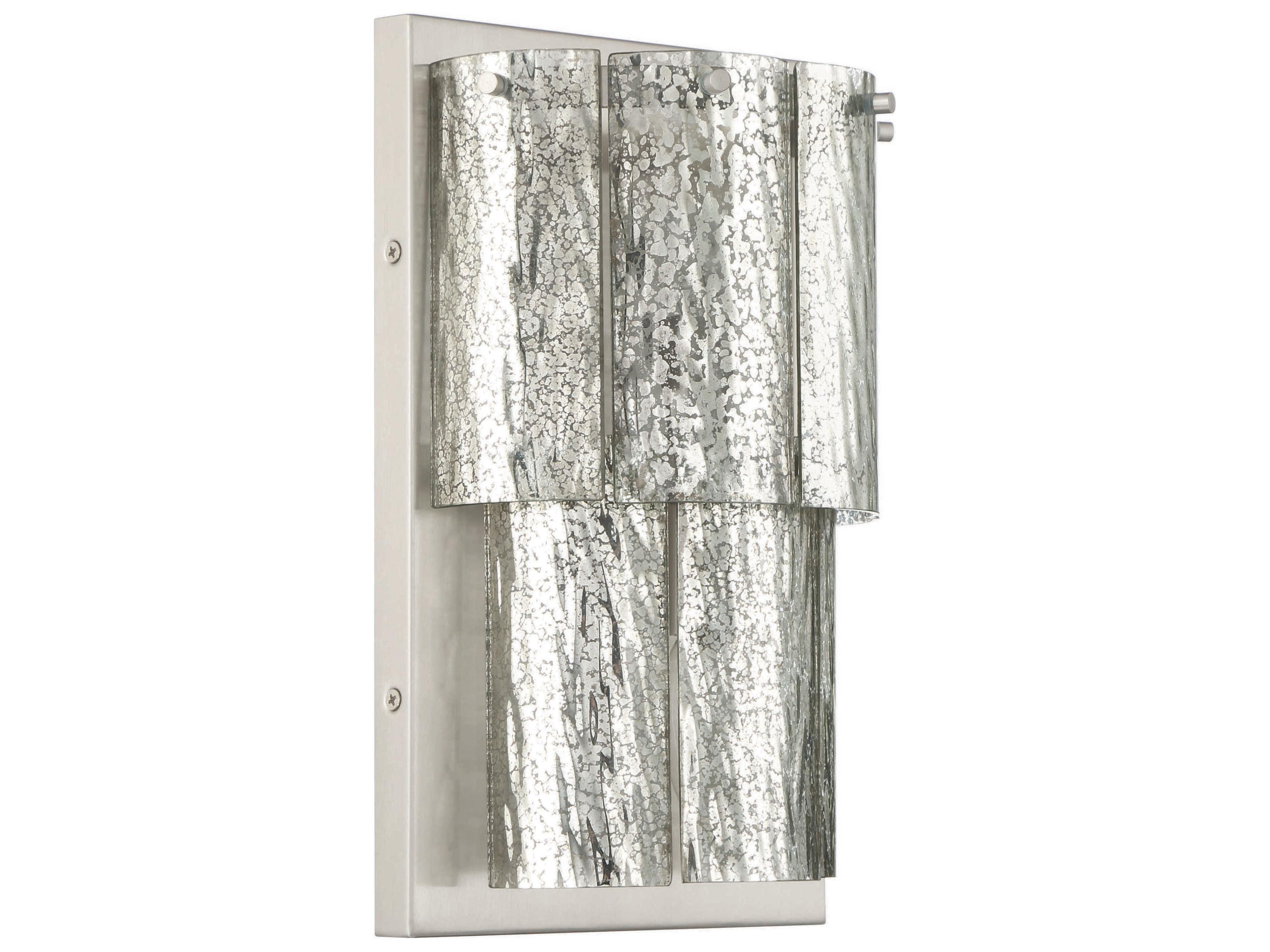 Museo 2-Light Brushed Polished Nickel Wall Sconce