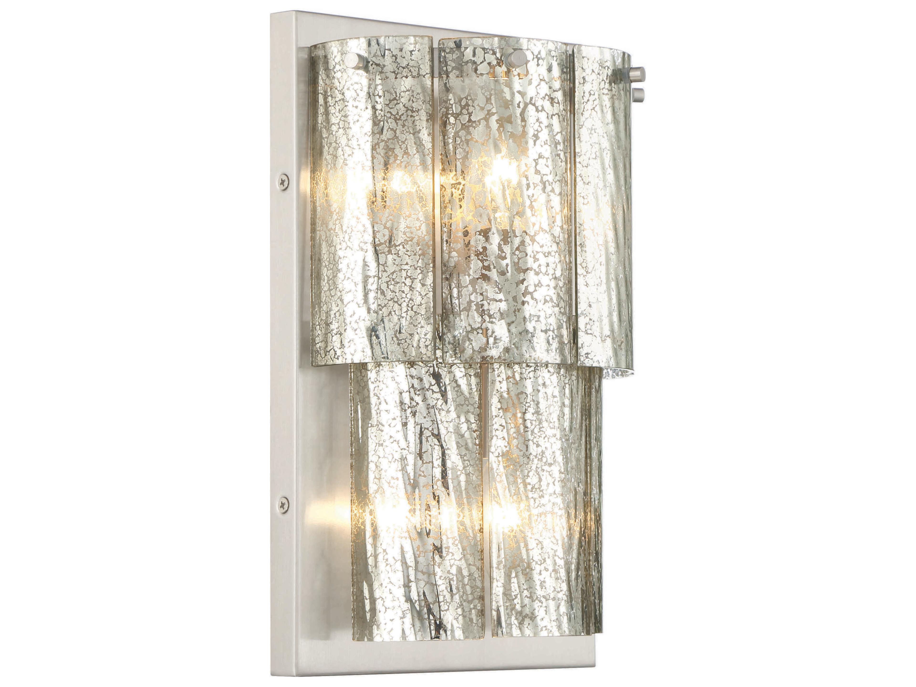 Craftmade Museo 2-Light Brushed Polished Nickel Wall Sconce