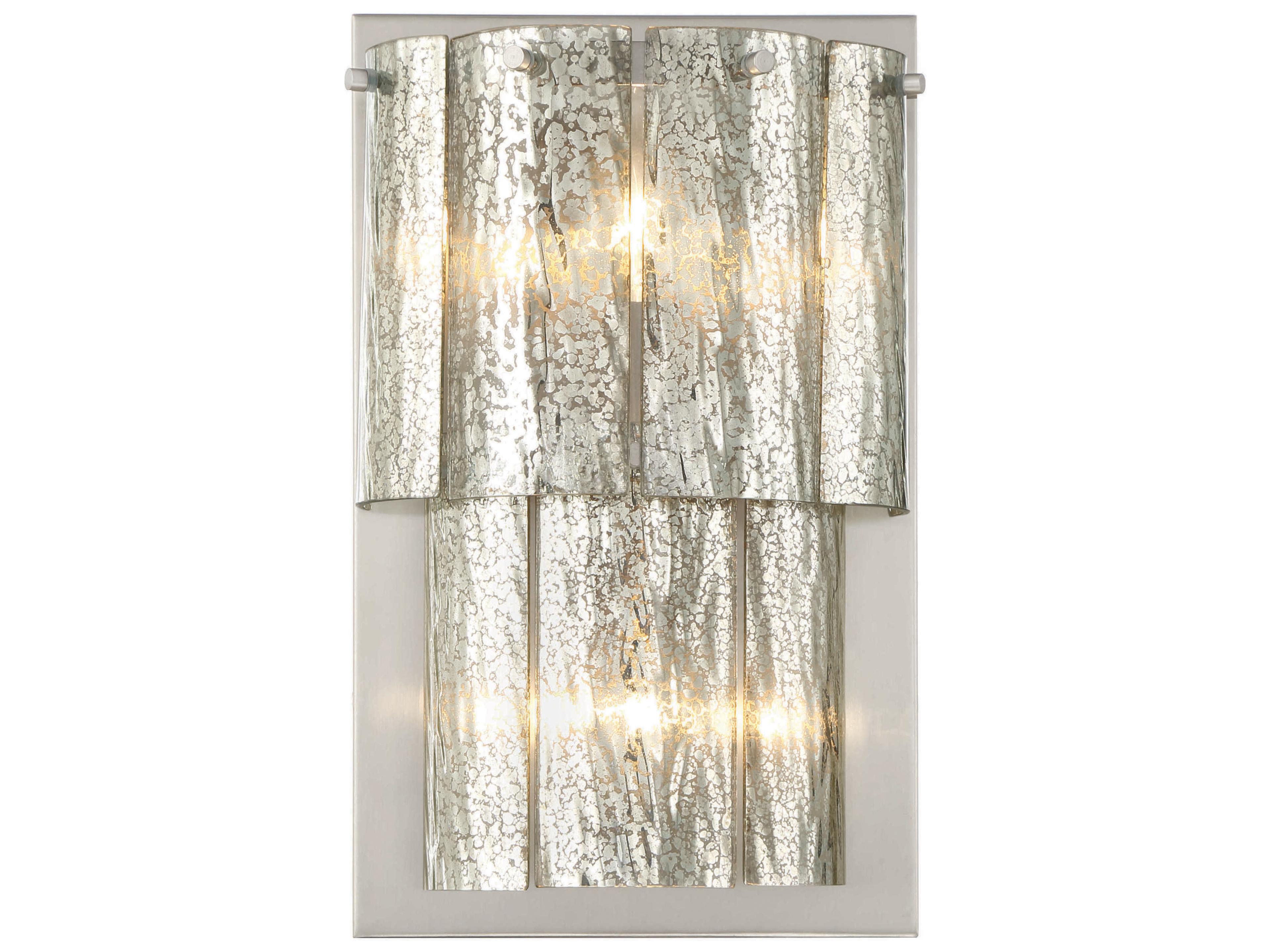 Craftmade Museo 2-Light Brushed Polished Nickel Wall Sconce