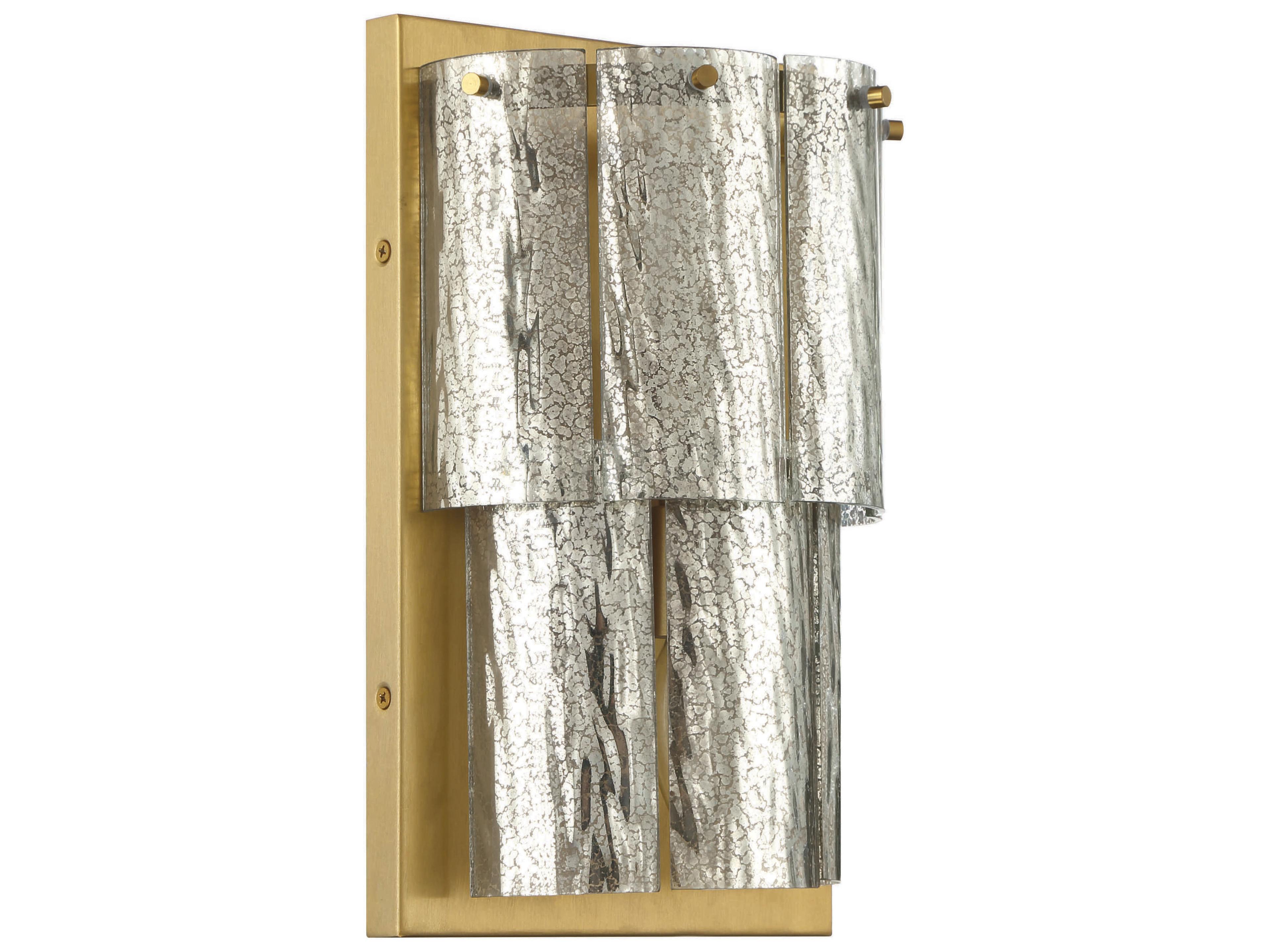 Museo 2-Light Satin Brass Wall Sconce