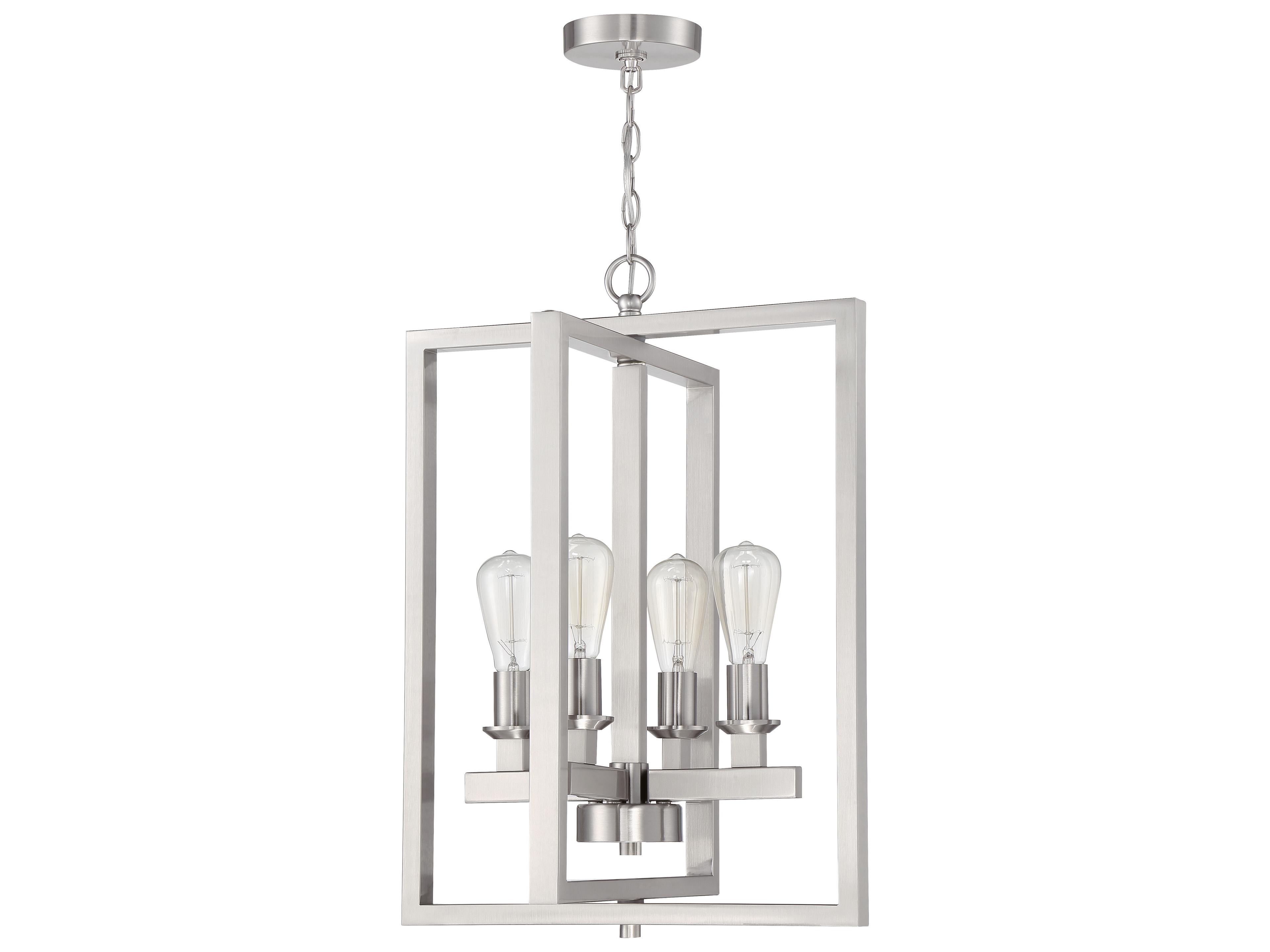 Craftmade Chicago 4-Light Brushed Polished Nickel Chandelier