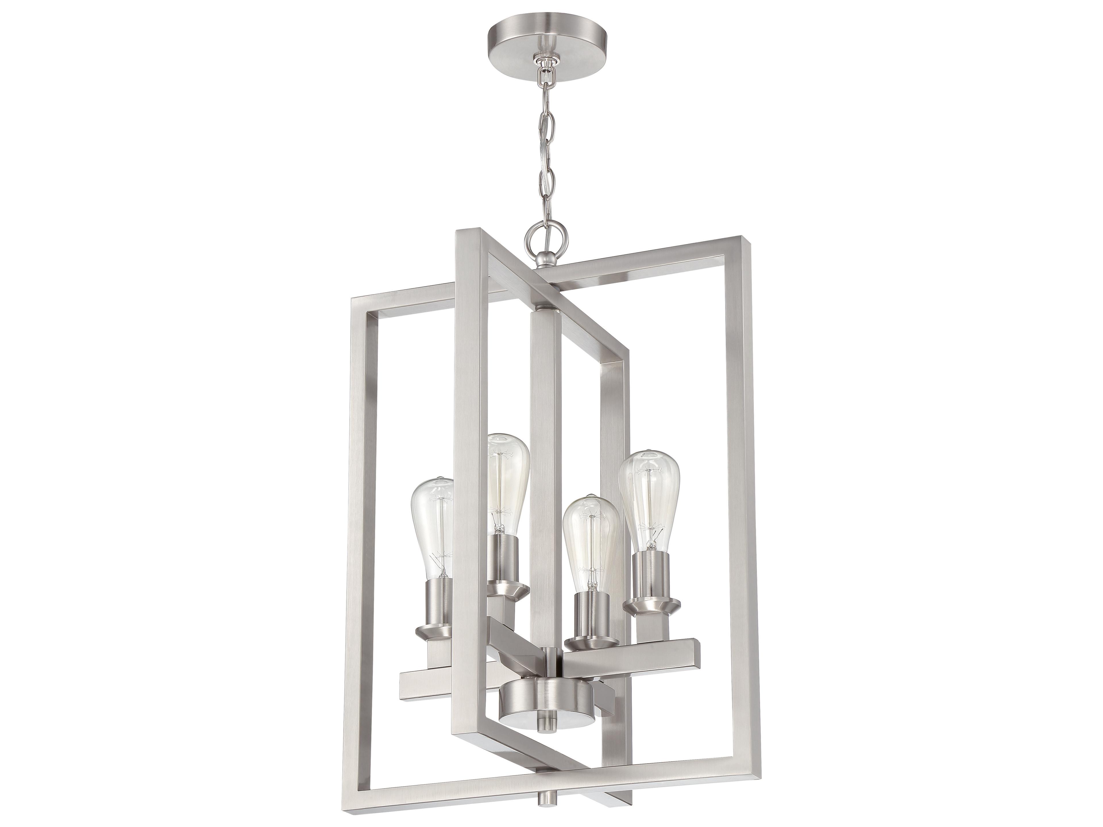 Craftmade Chicago 4-Light Brushed Polished Nickel Chandelier