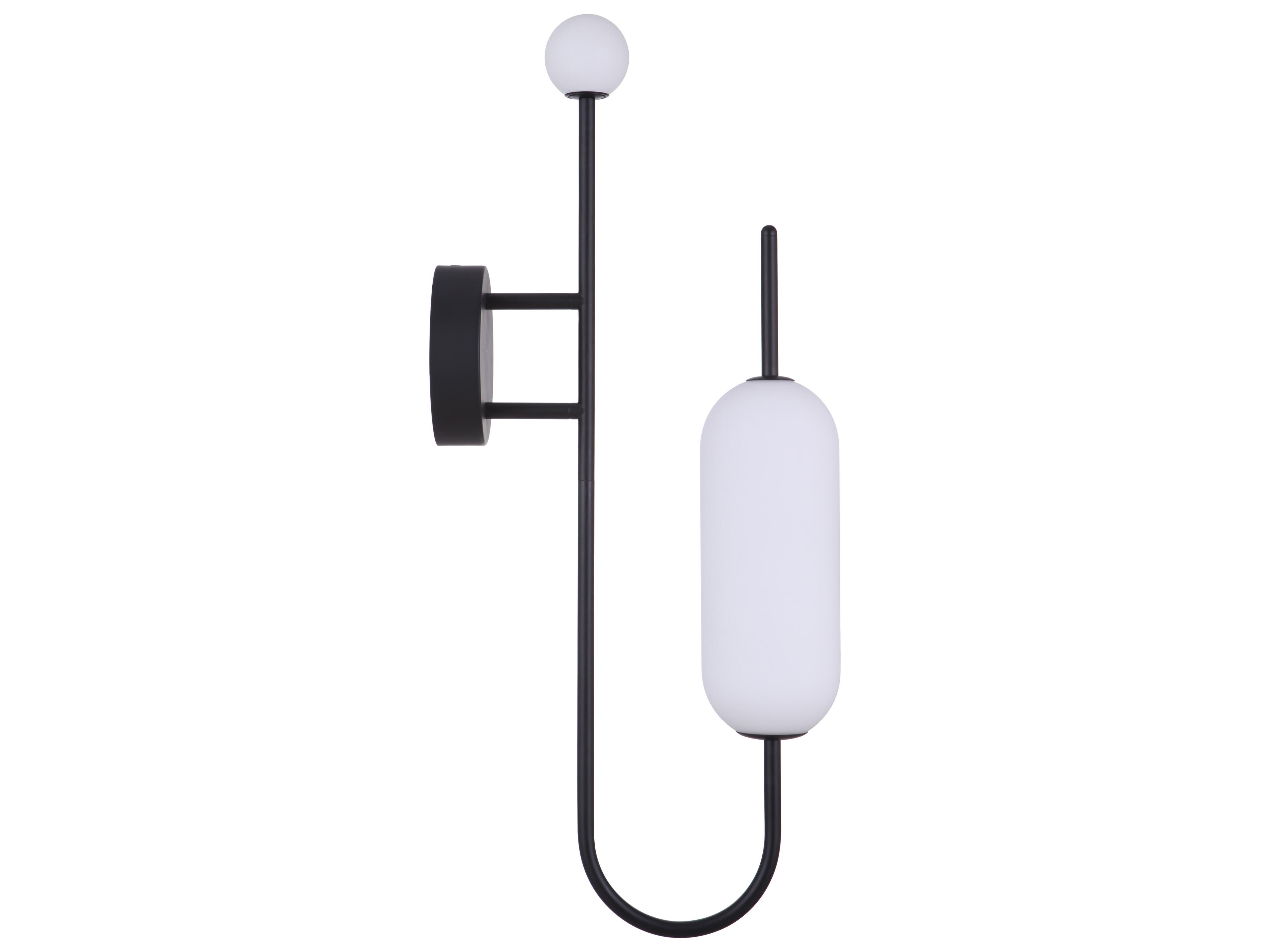 Craftmade Tuli 1-Light Flat Black Glass LED Wall Sconce