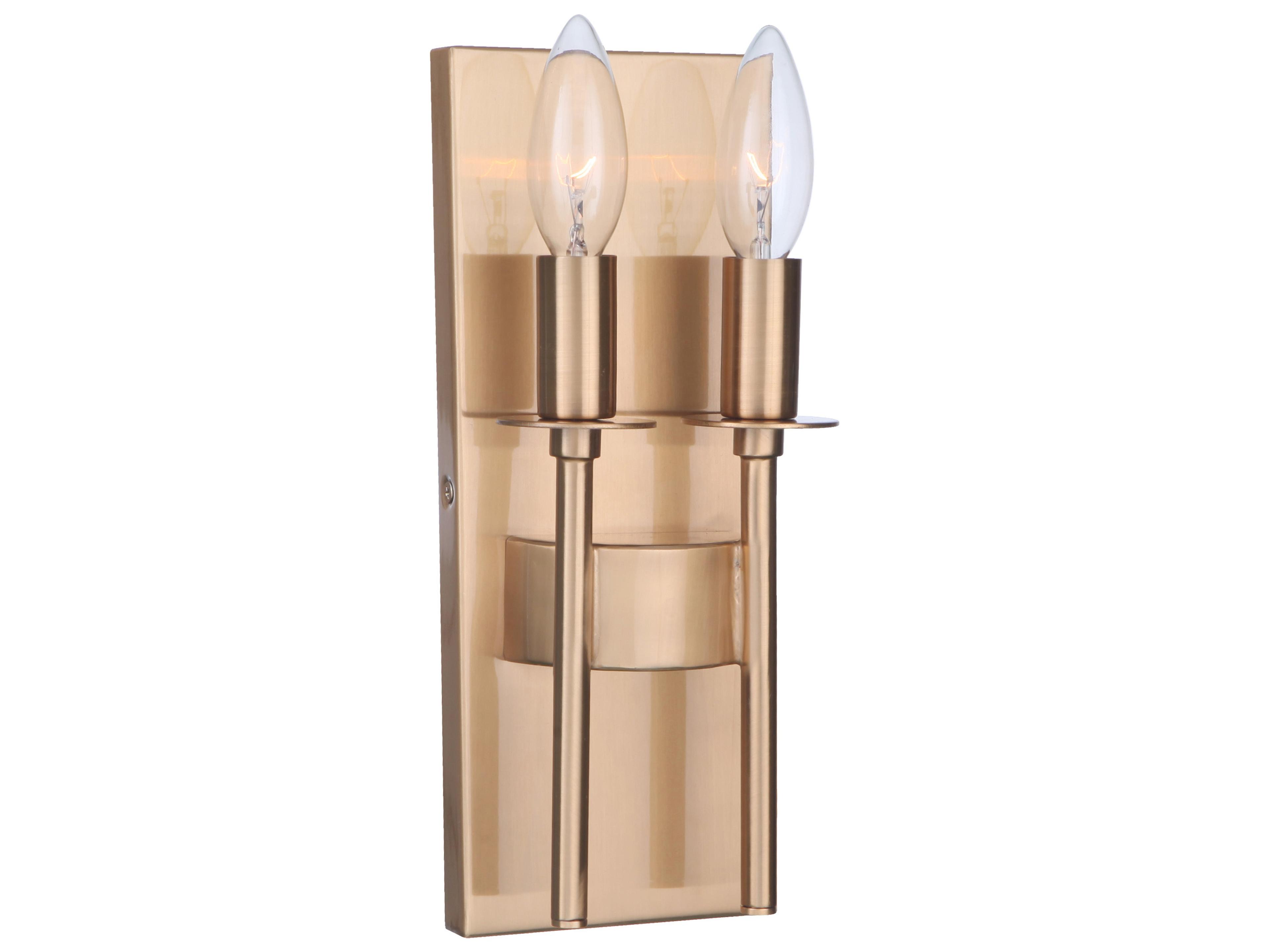 Larrson 2-Light Satin Brass Wall Sconce