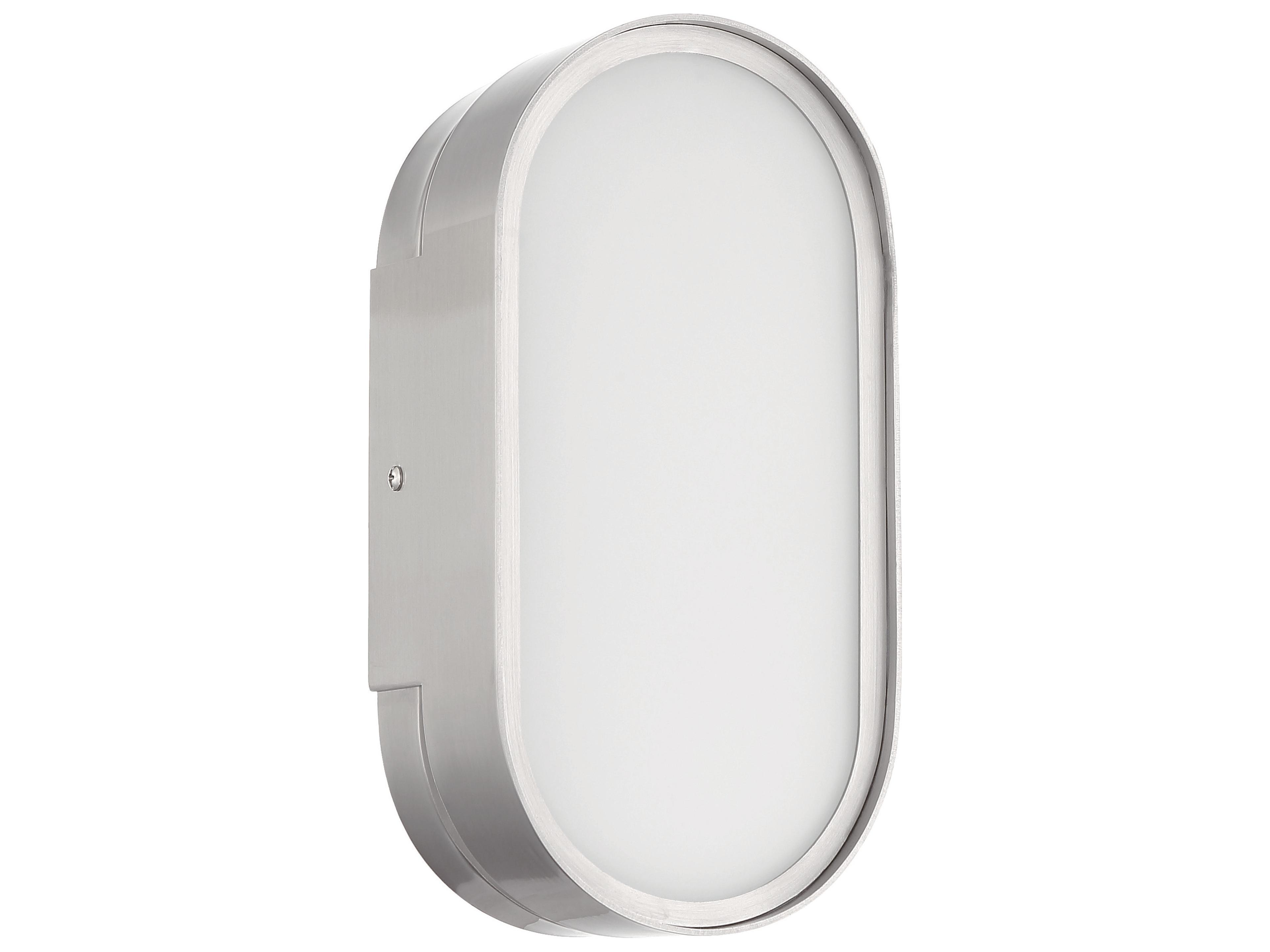 Melody 1-Light Brushed Polished Nickel Glass LED Wall Sconce