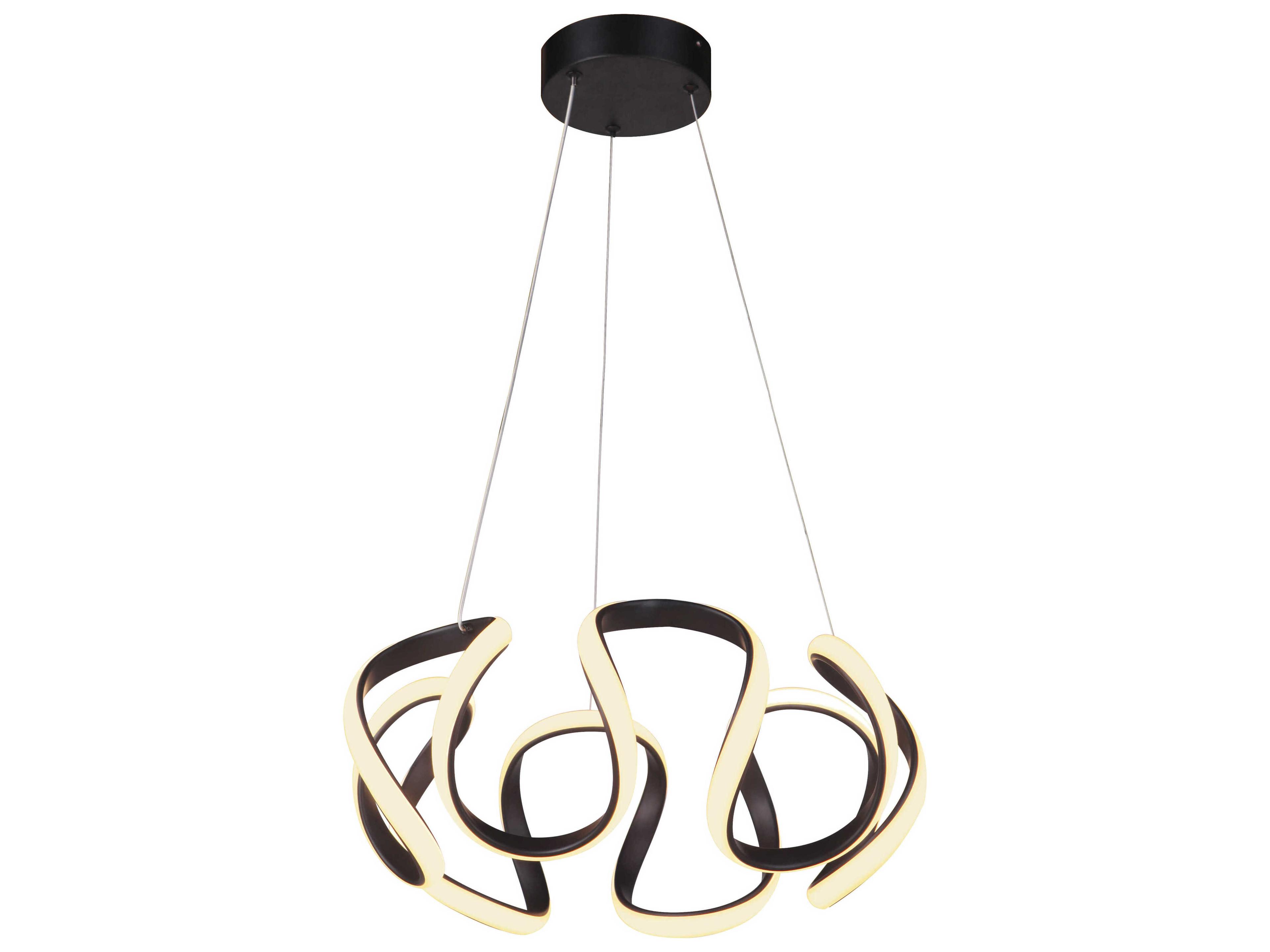 Craftmade Pulse 1-Light Flat Black LED Pendant